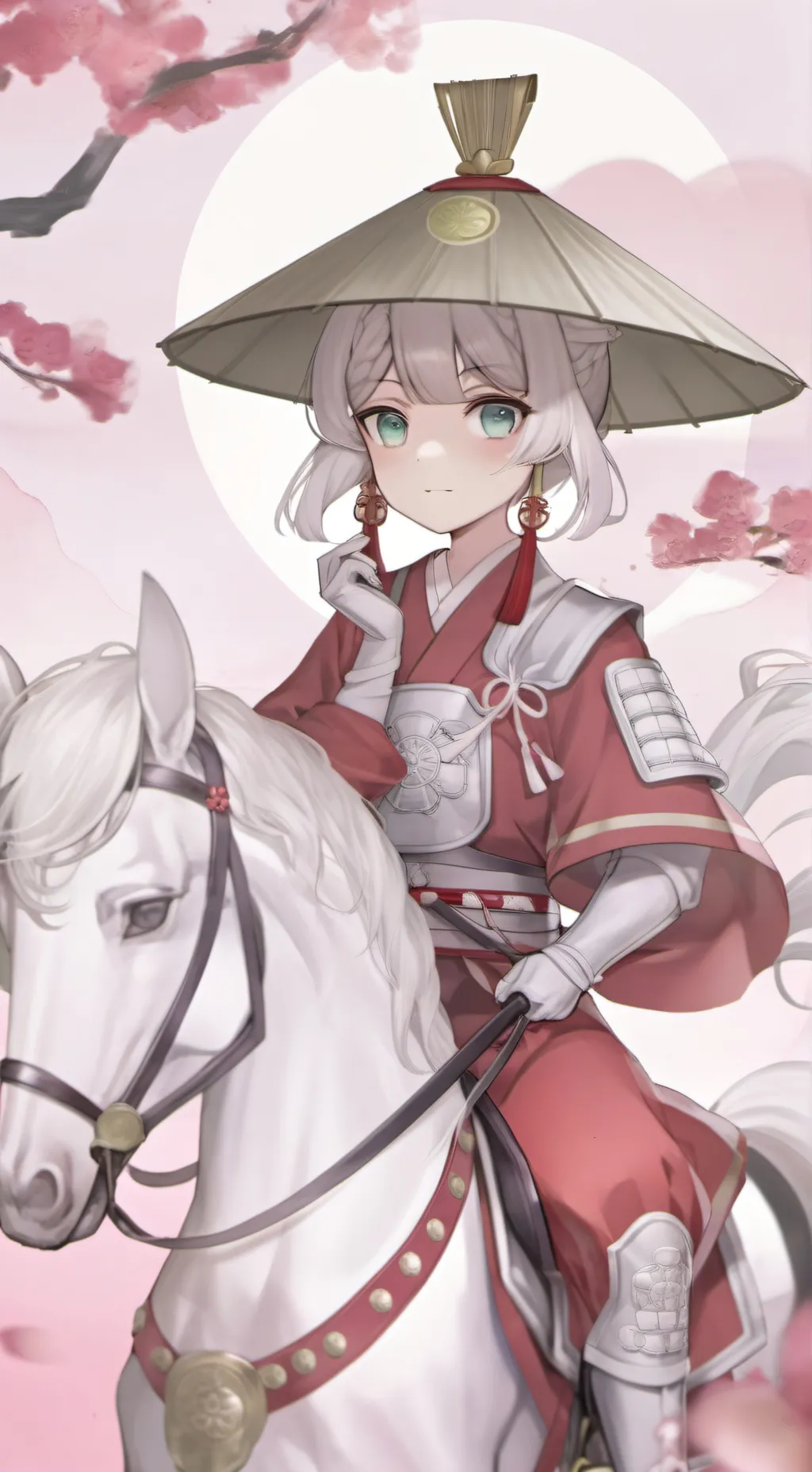 ai character: Sakura background