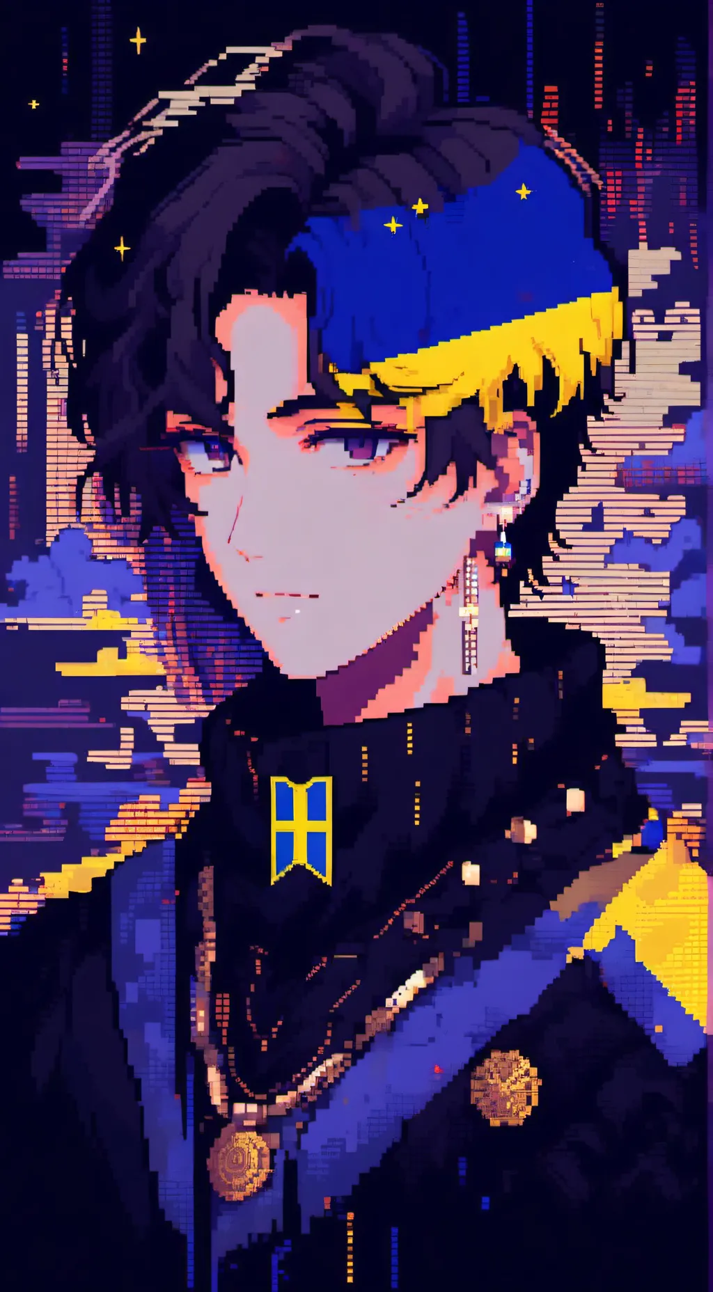 ai character: Украина  background