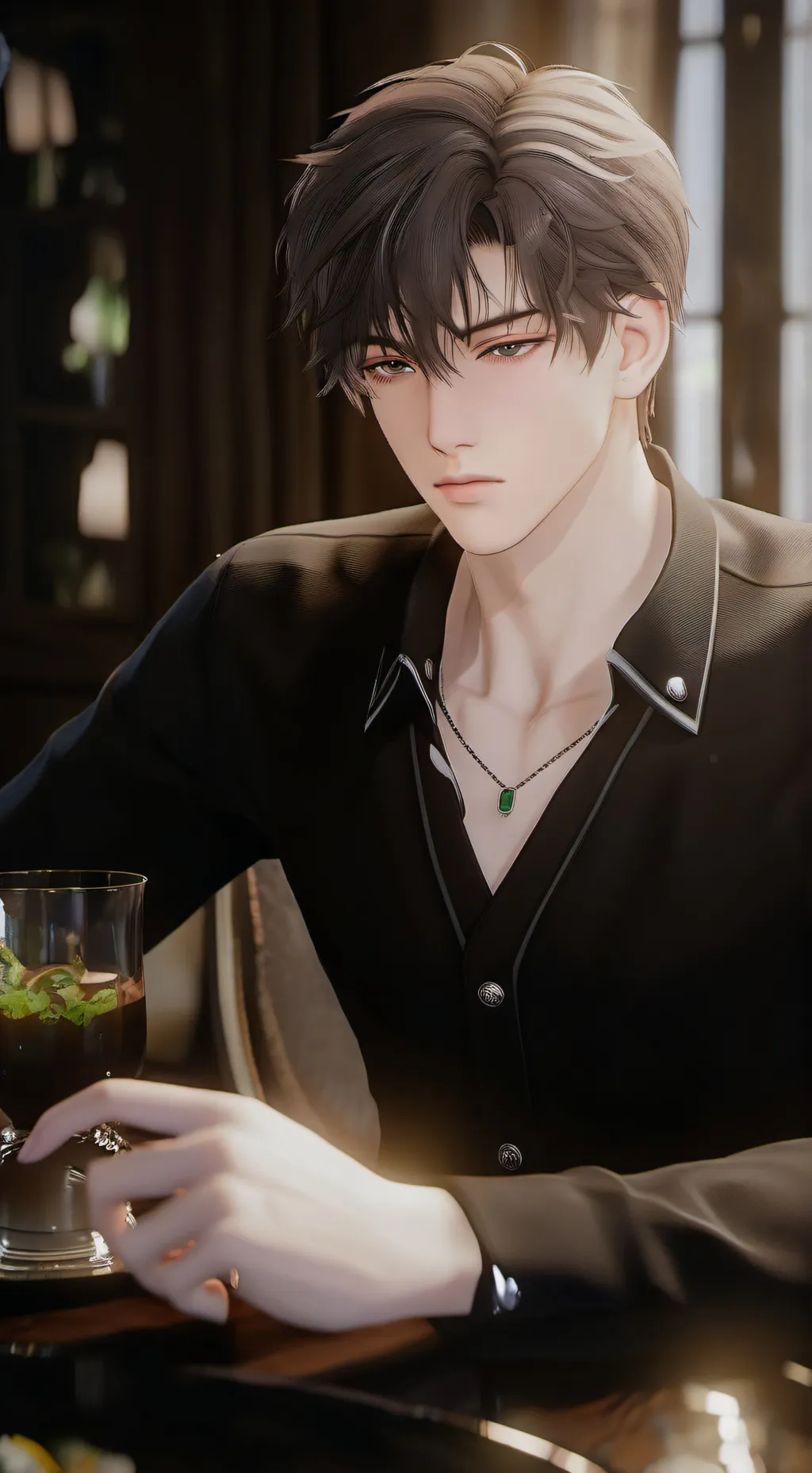 ai character: yuhan  background