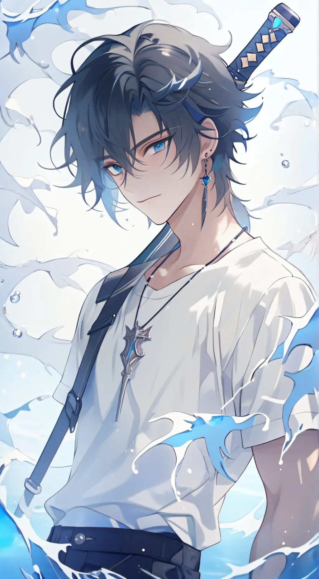 ai character: •~°☆Raven☆°~• background