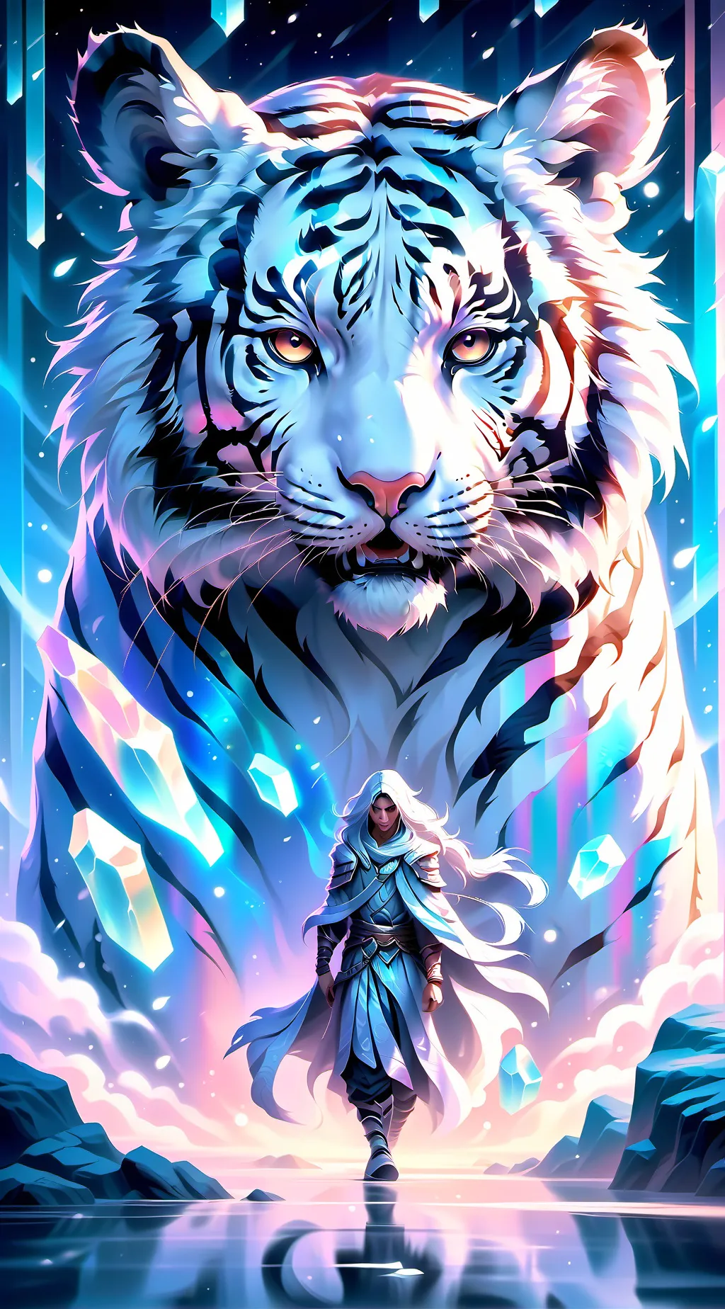 ai character: TIGER MOM 🐅 background