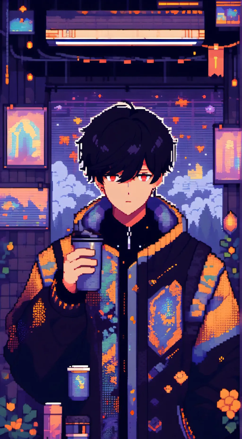 ai character: mashle background