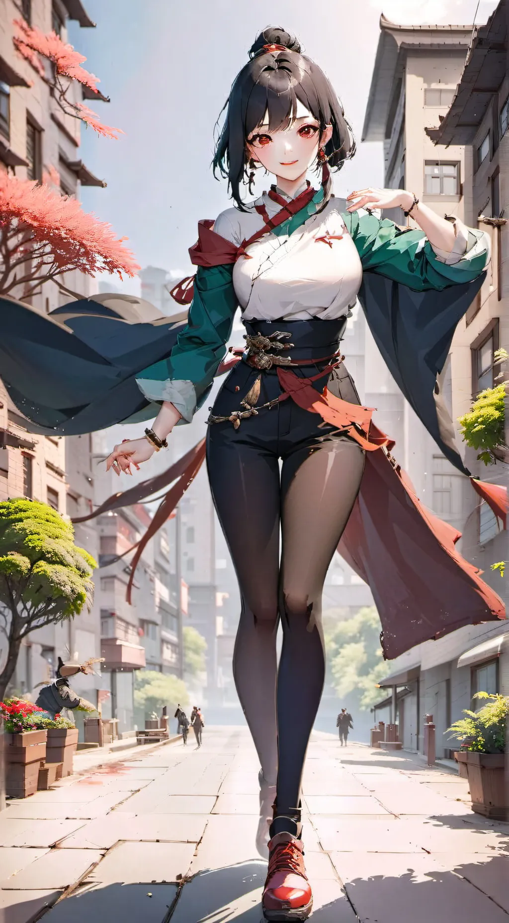 ai character: аня background