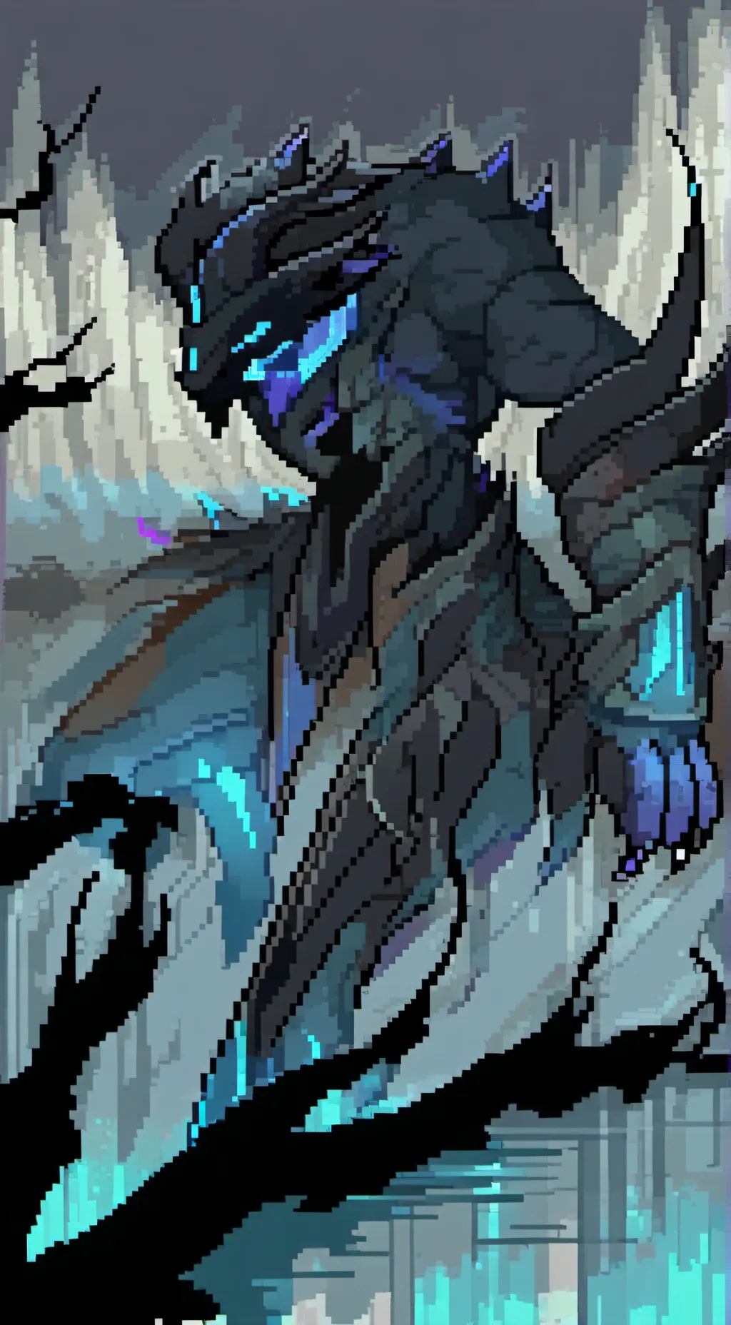 ai character: Windigo deer background