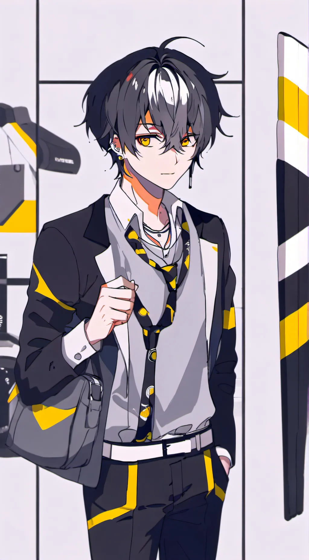 ai character: checkpoint background