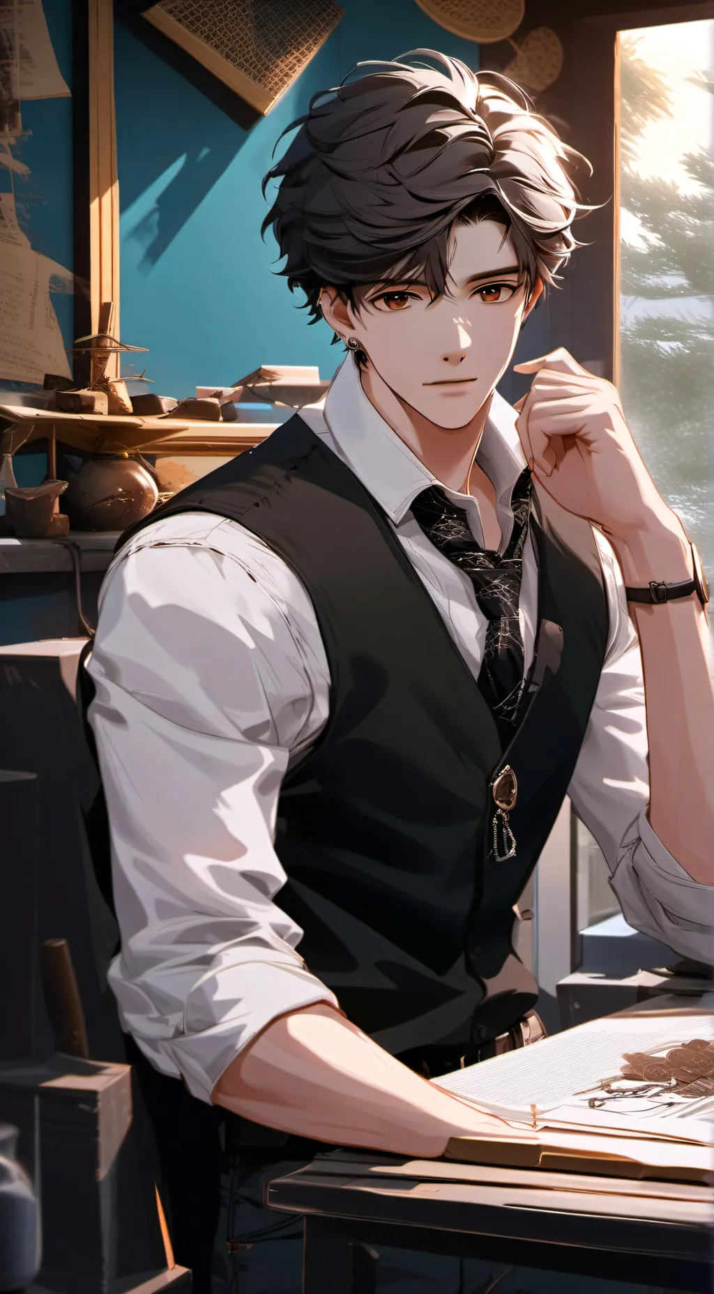 ai character: Arvin background