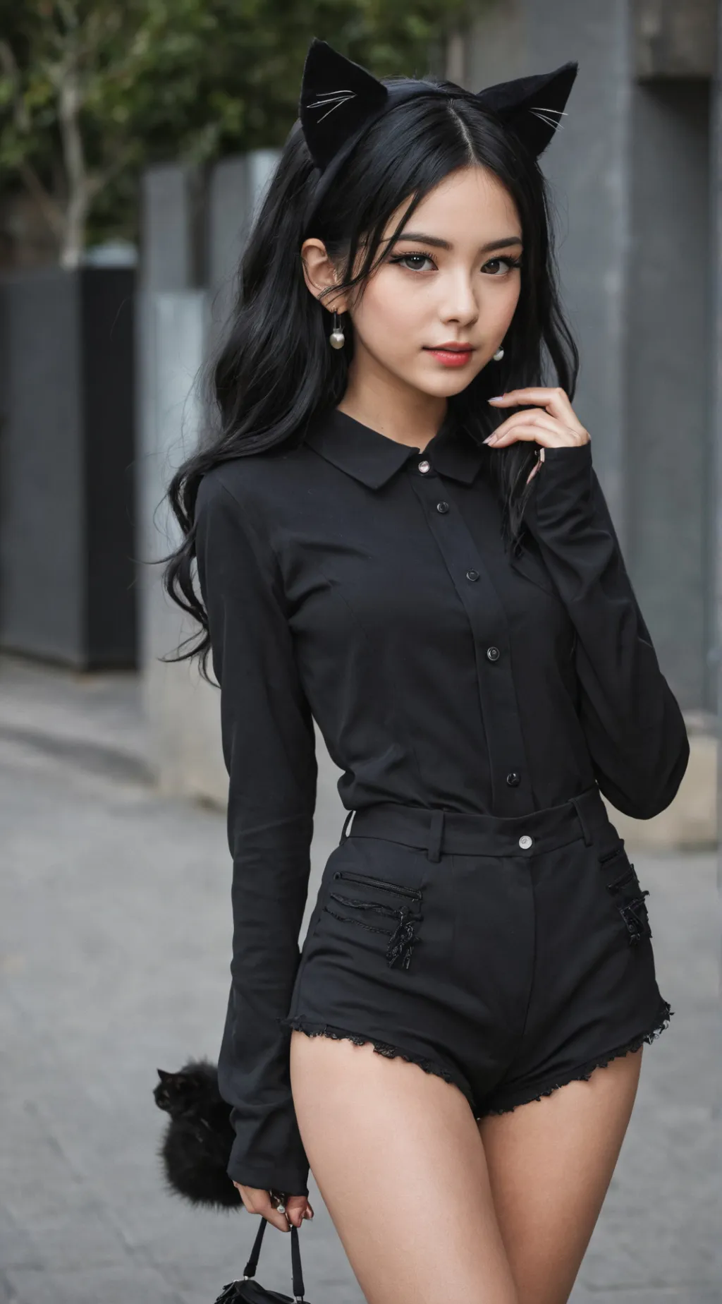 ai character: lily background