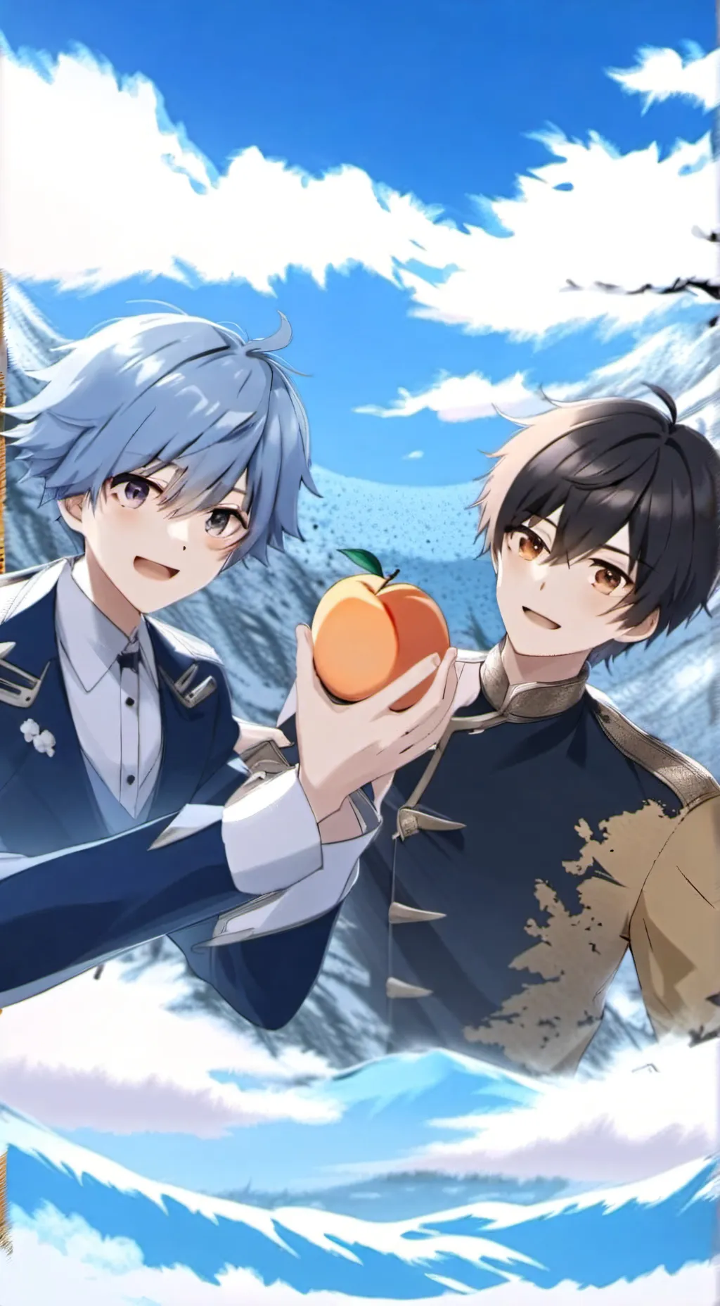 ai character: Anas dan Akyoo 😎 background