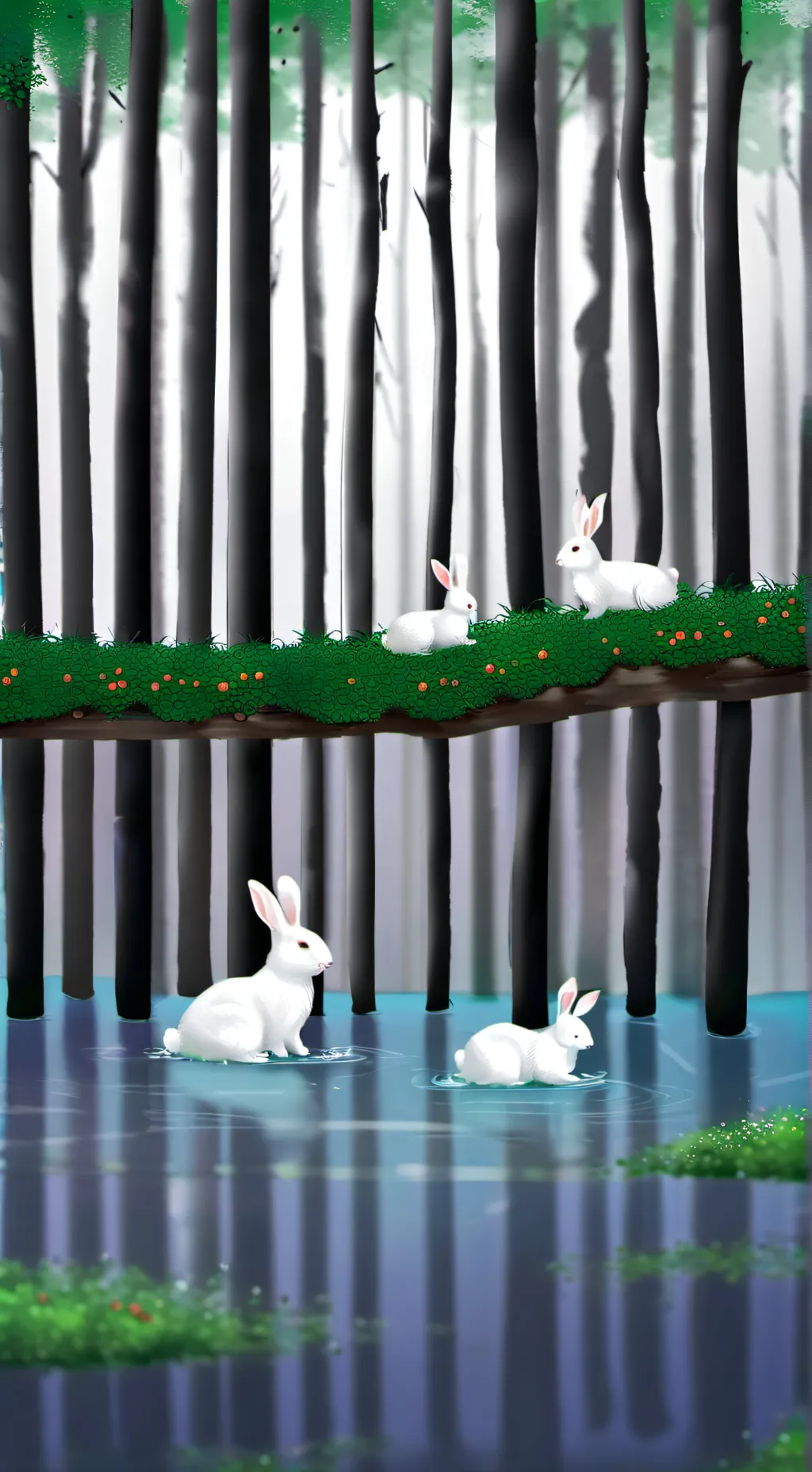 ai character: Doublefedora.. background