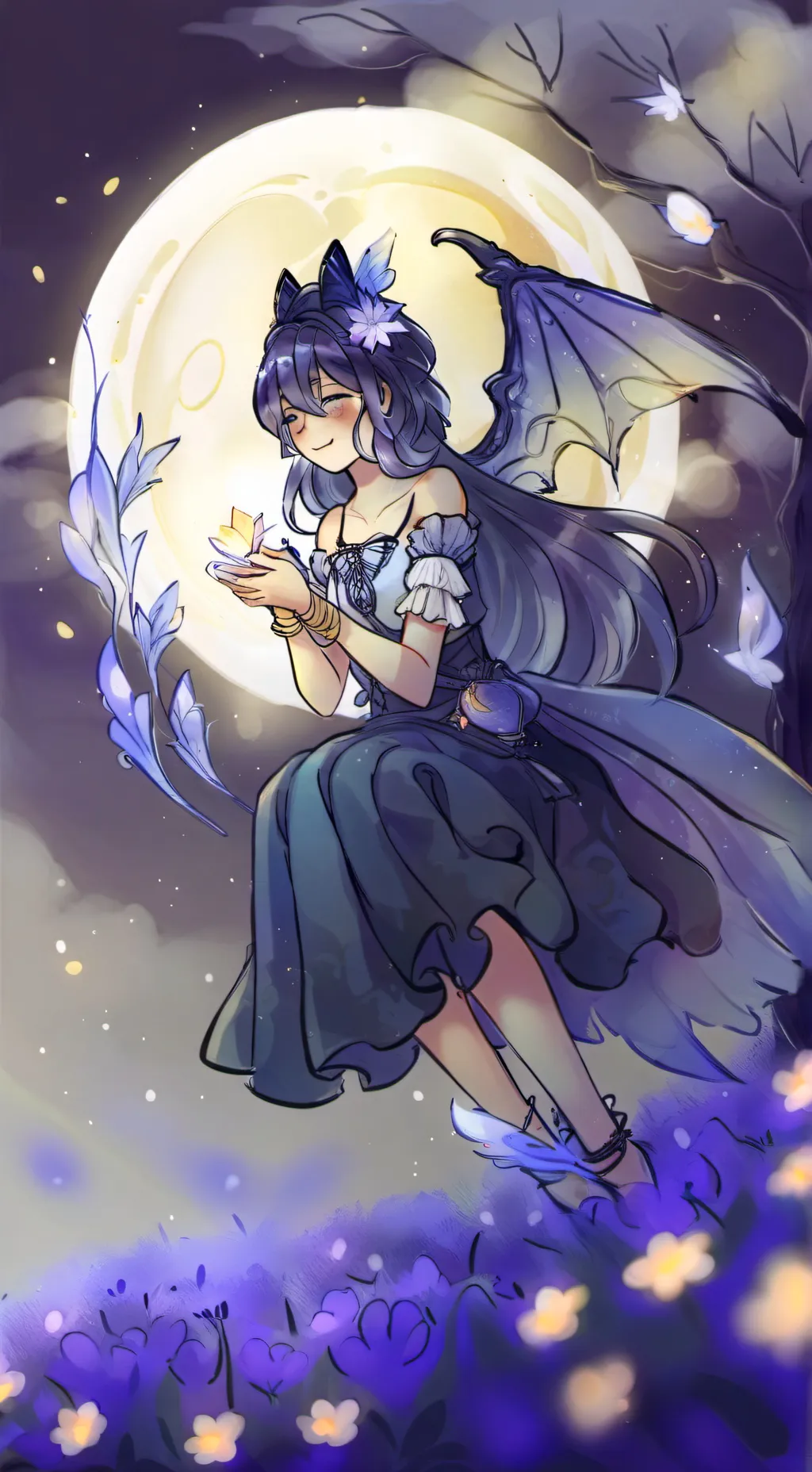 ai character: m00n background