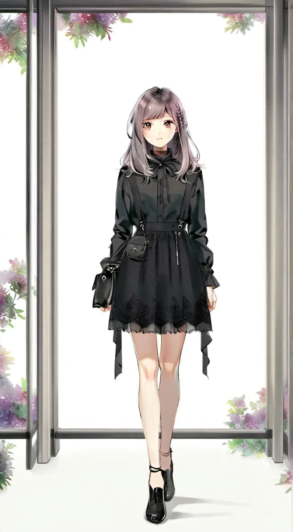 ai character: sad background