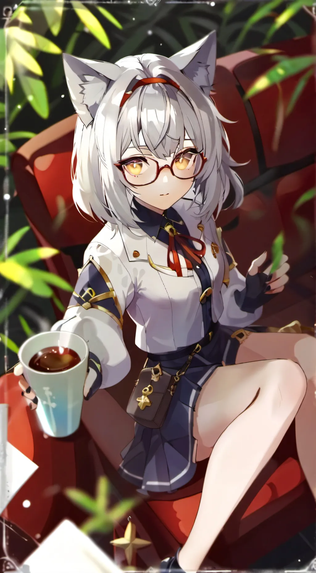 ai character: aurora background