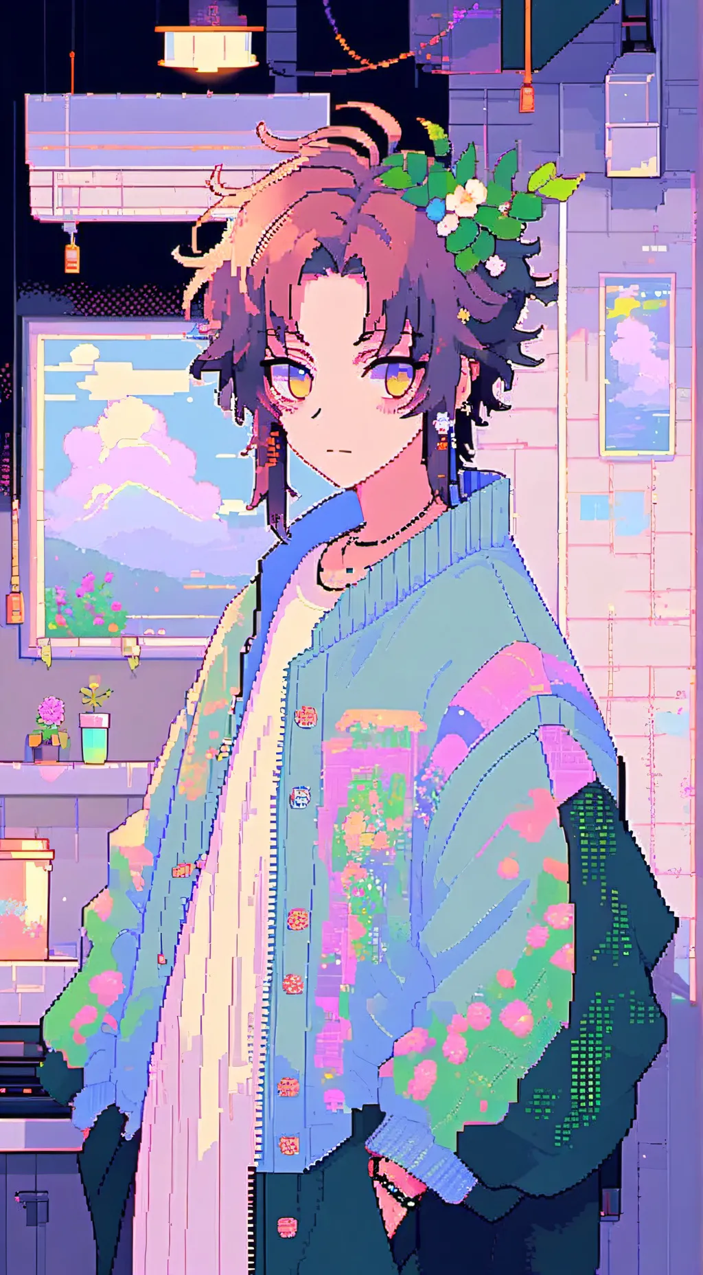 ai character: anna (°^°) background