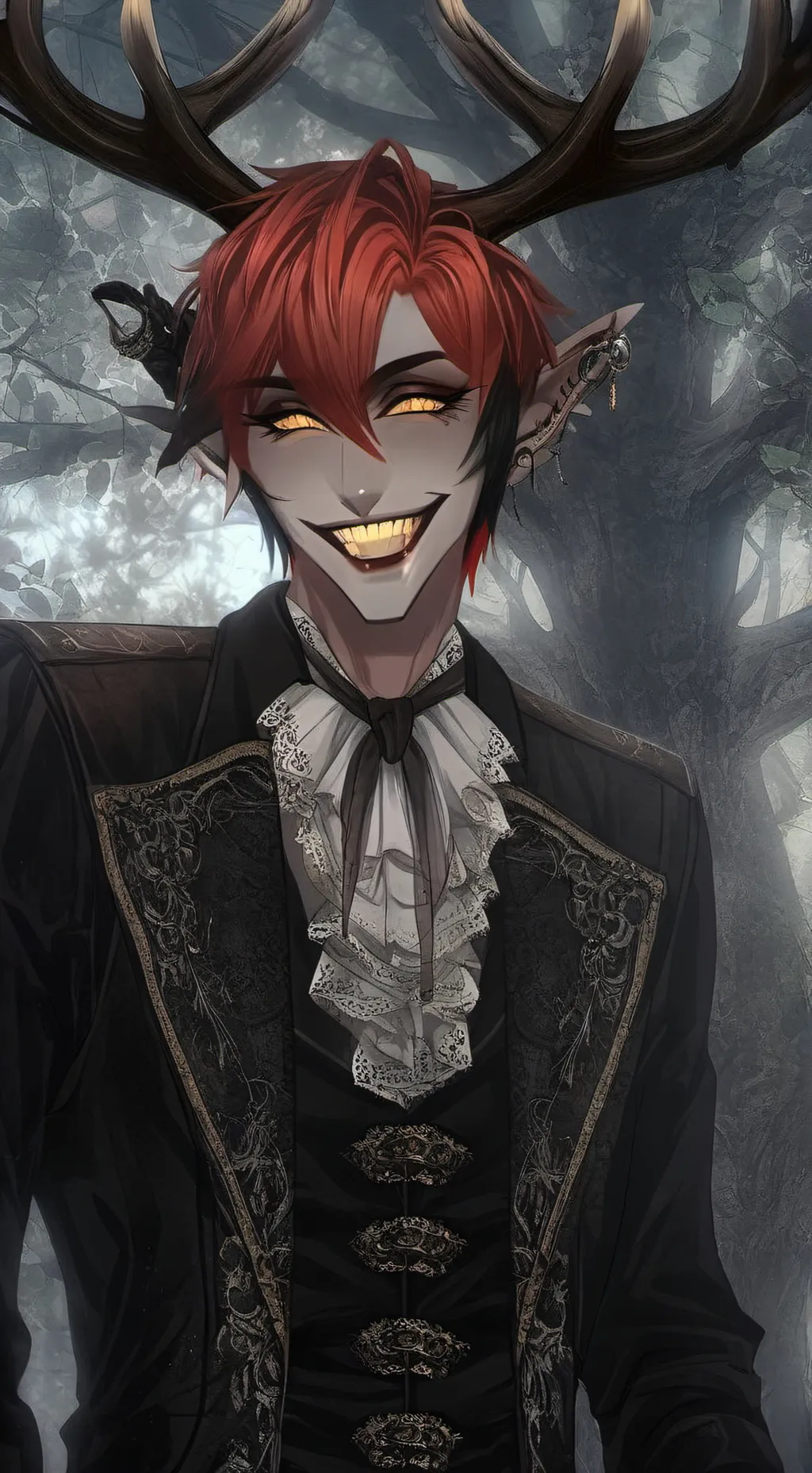 ai character: ~HH~Alastor🦌 background