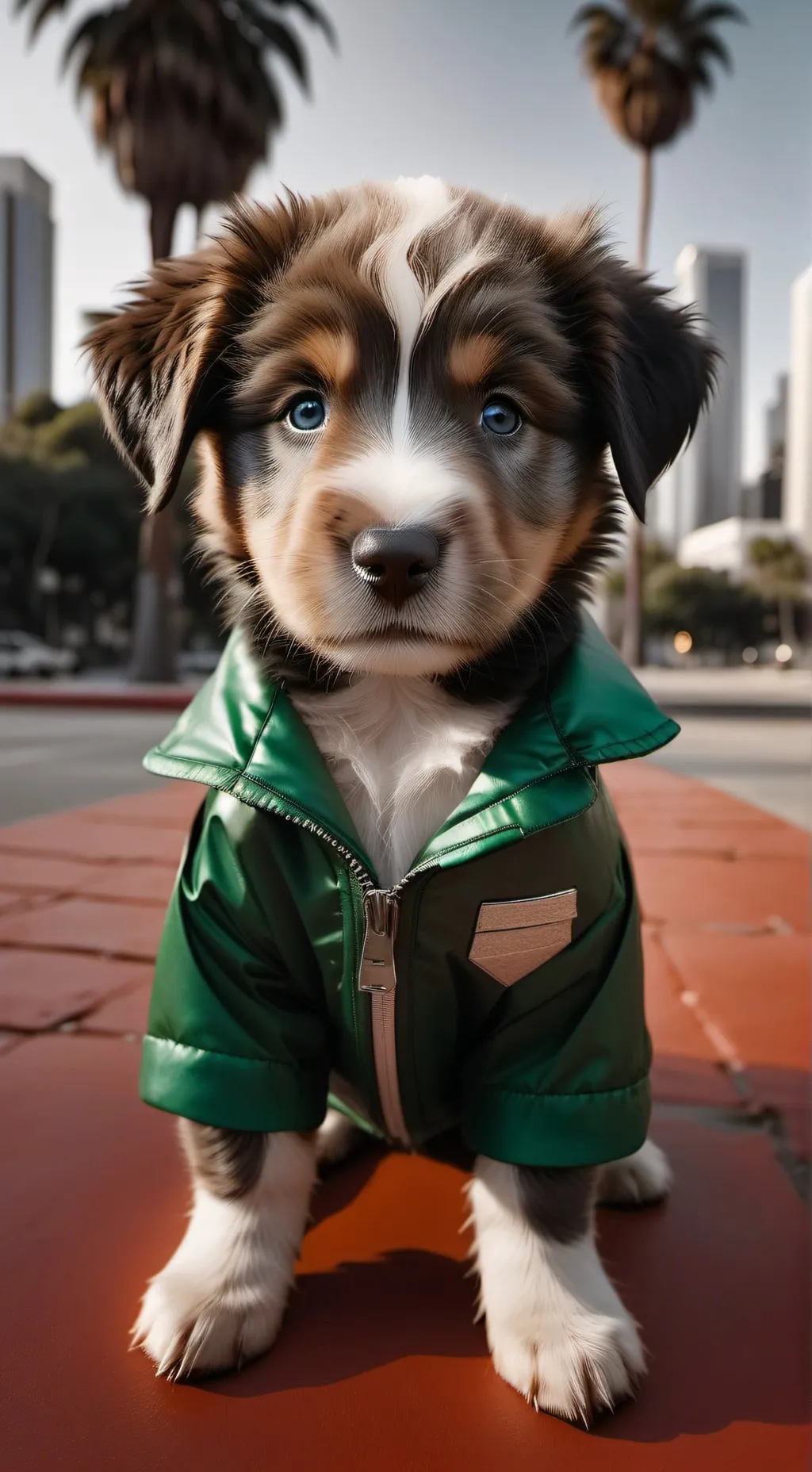 ai character: greenda background