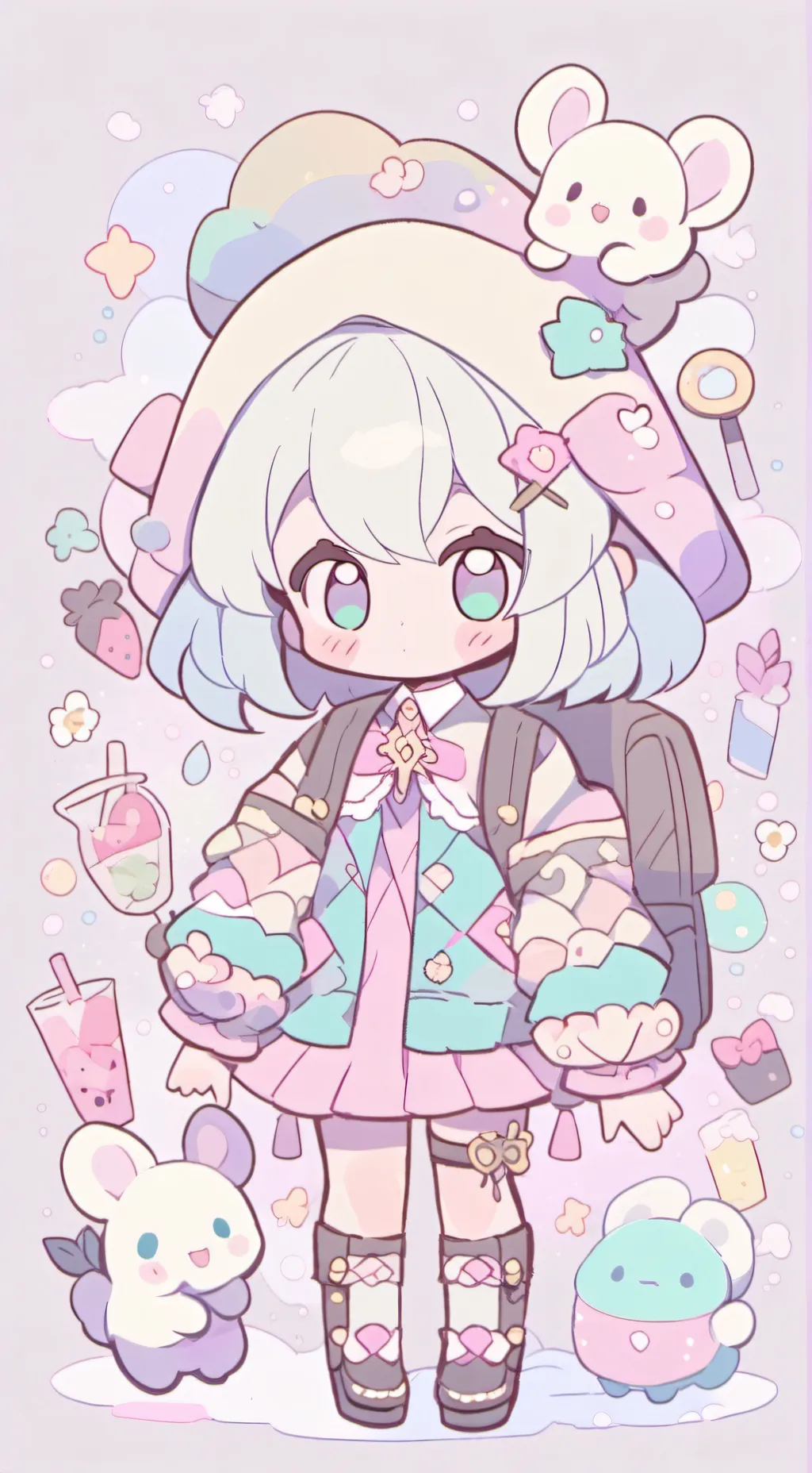 ai character: mha background