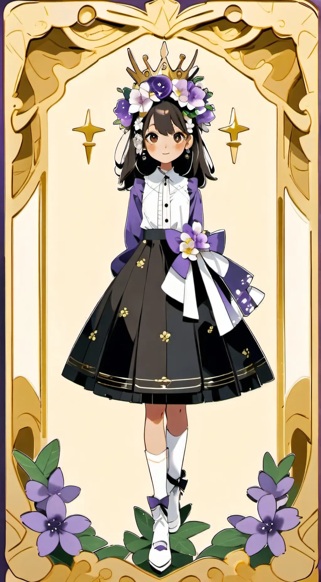 ai character: ☆🌸bassie🌸☆ background