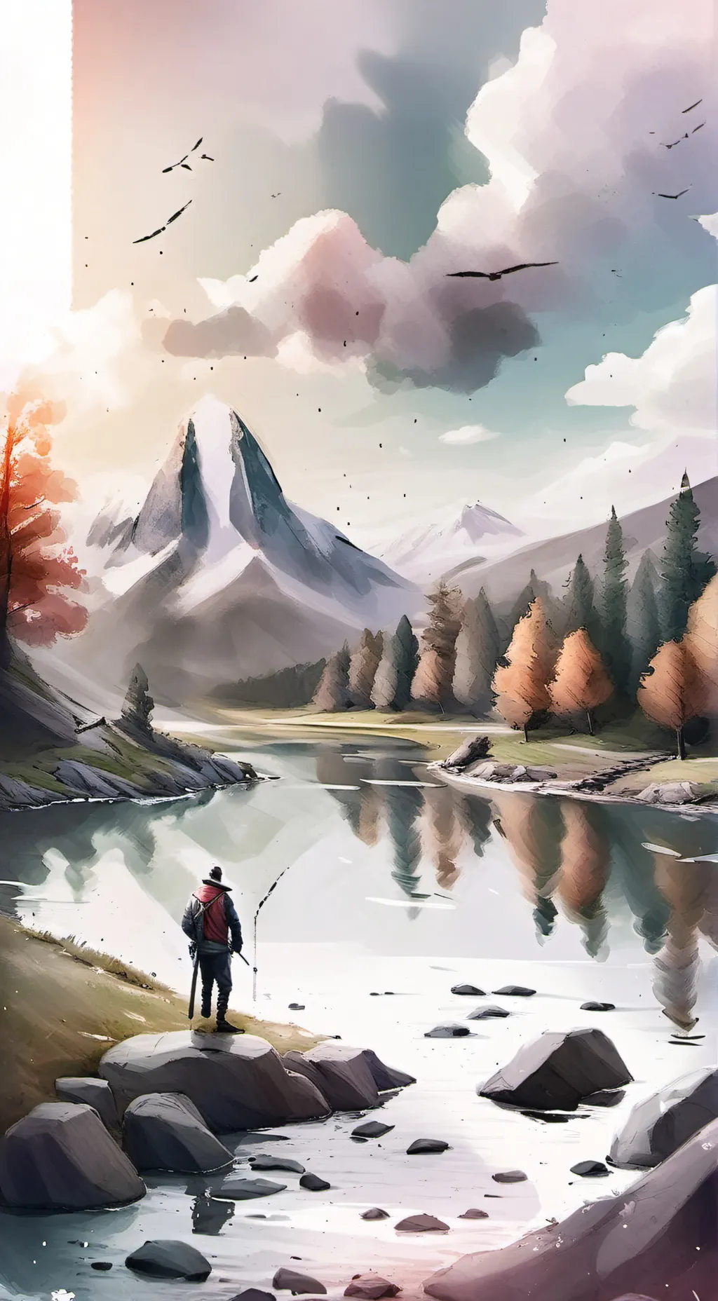 ai character: ENHYPEN  background