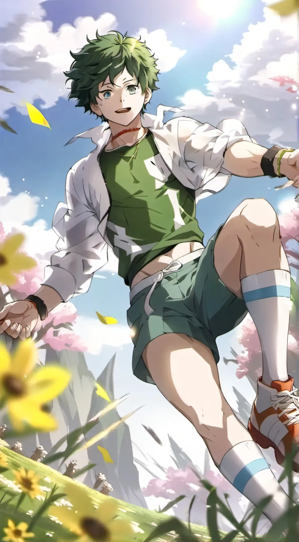 ai character: Deku background