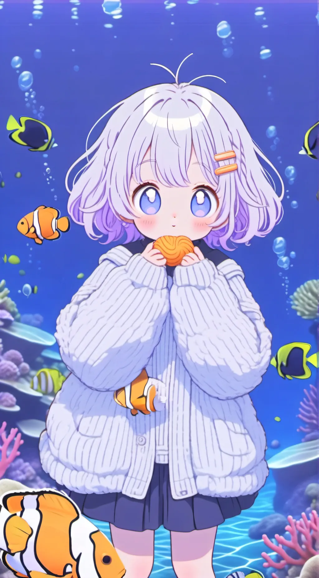 ai character: Clownfish Furry Sp background