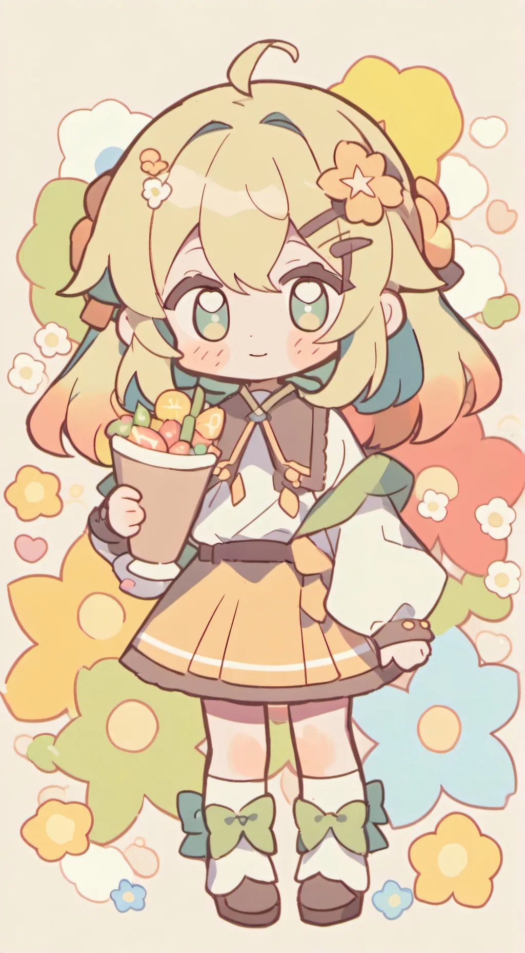 ai character: Dw pick me  background