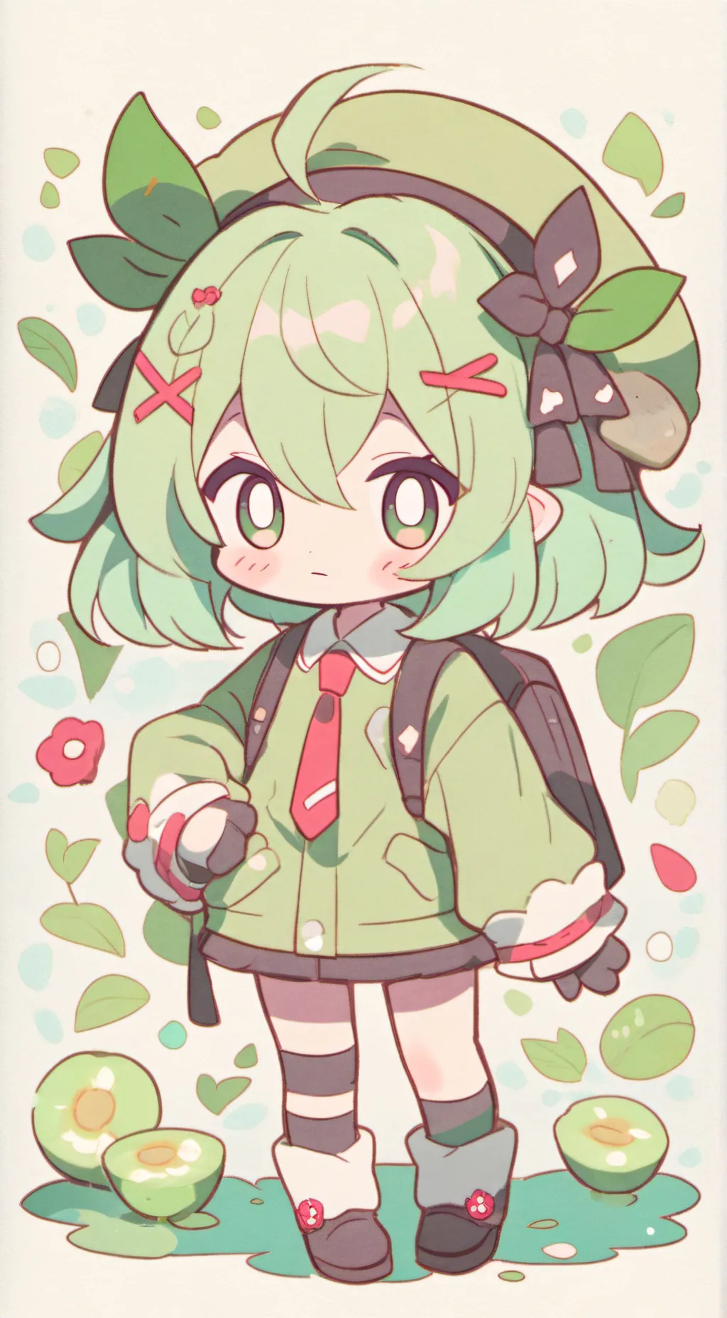 ai character: ♪sorella di deku♪ background