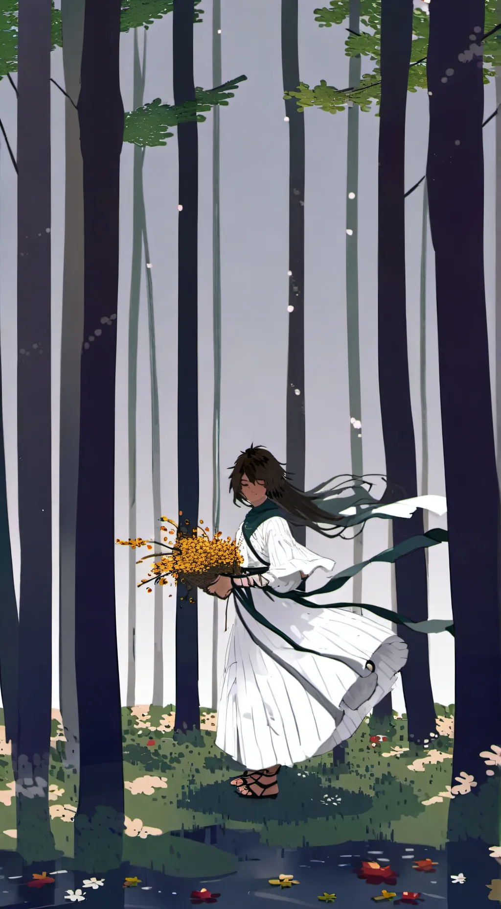 ai character: MHA Bus trip!! background