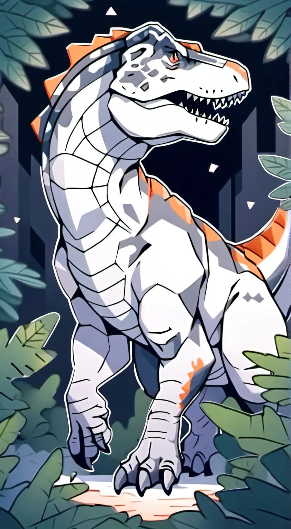 ai character: TERRY T REX NC  background