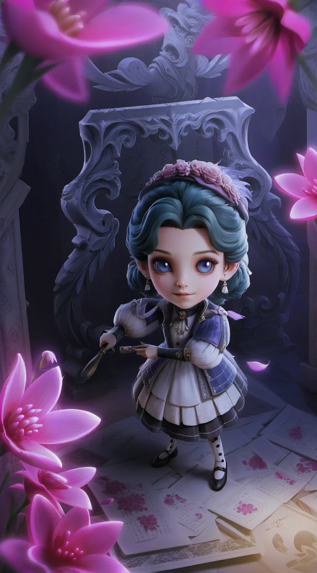 ai character: catnap is dead background