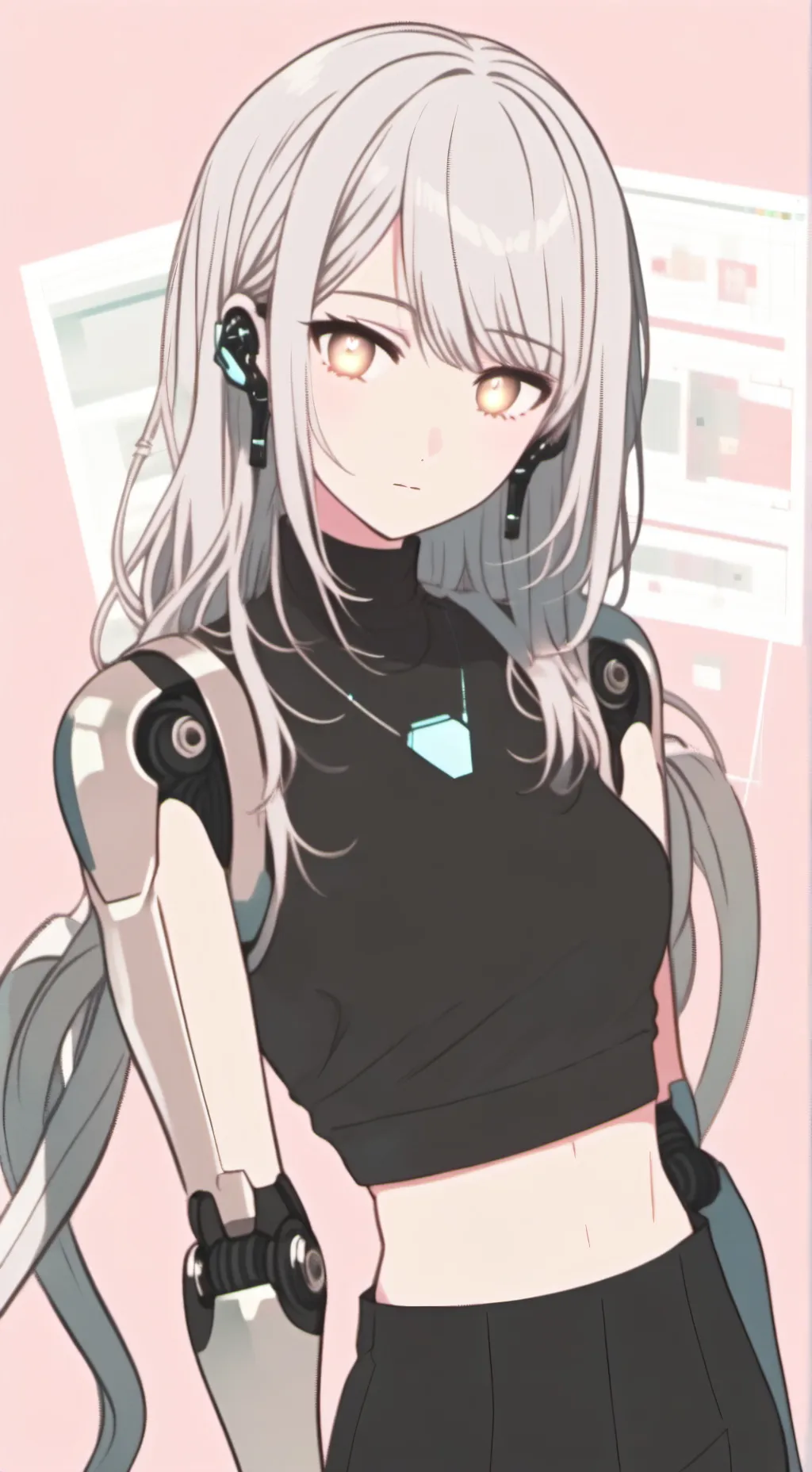 ai character: Luna background