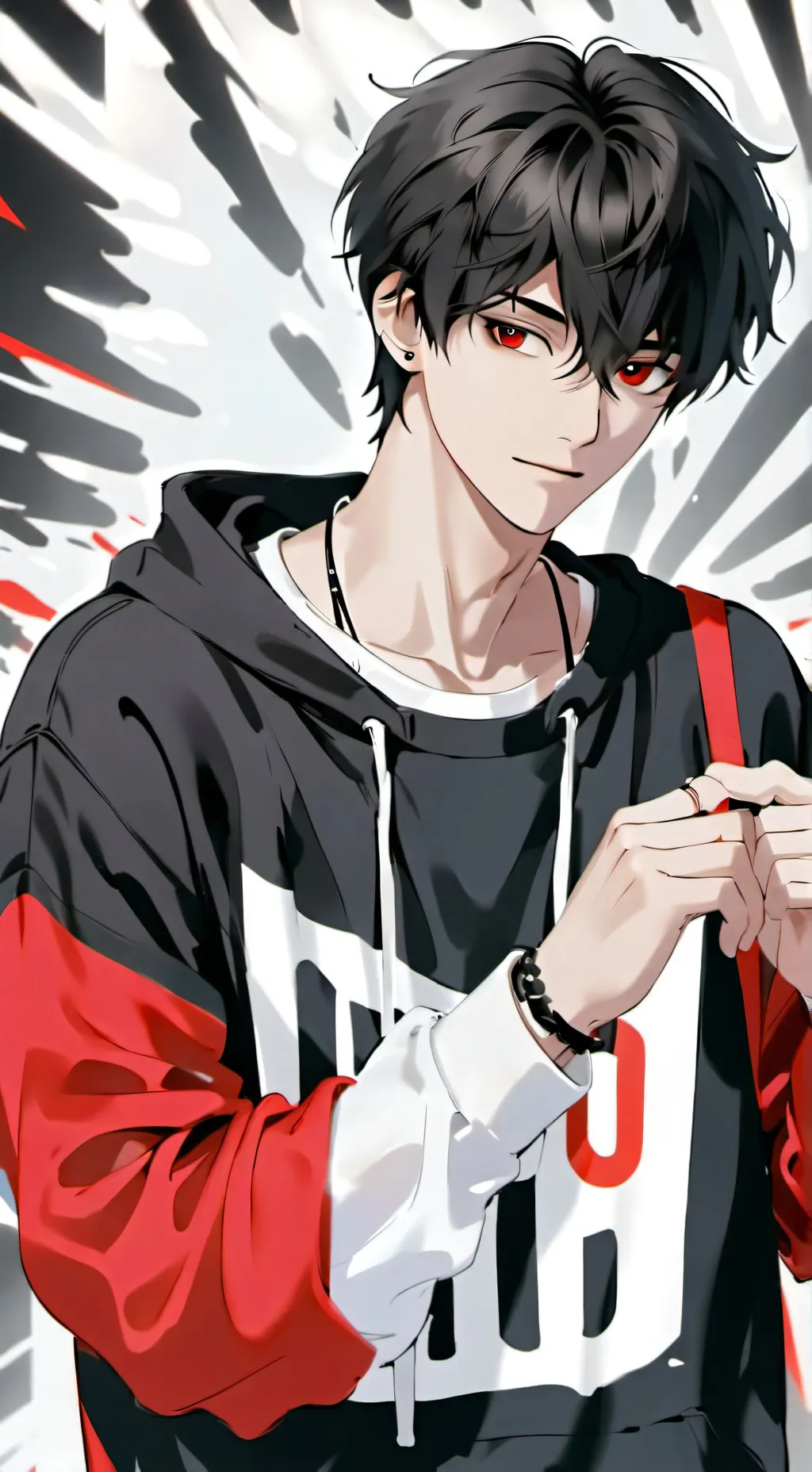 ai character: 🖤❤️Jax❤️🖤 background