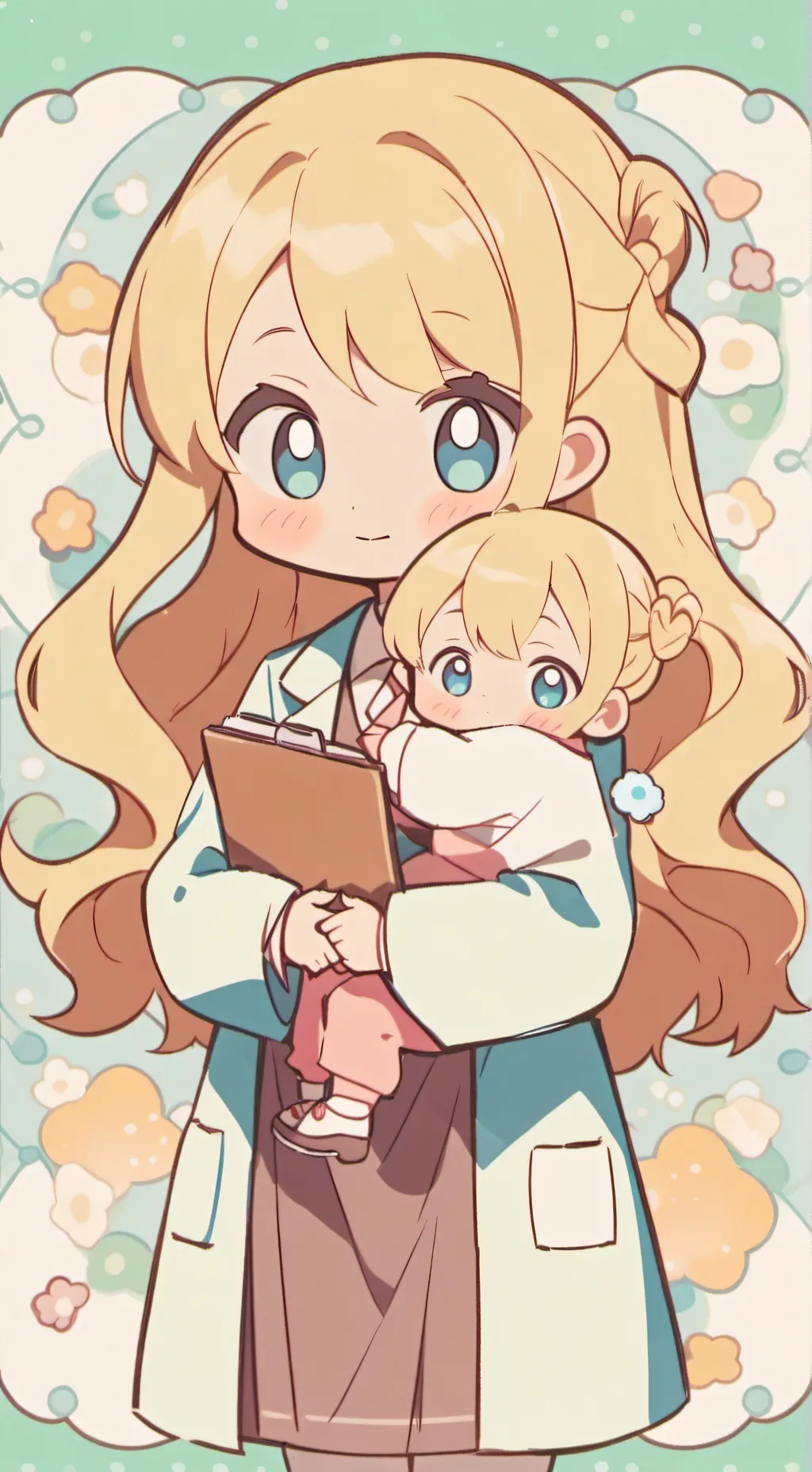 ai character: Dr grey background