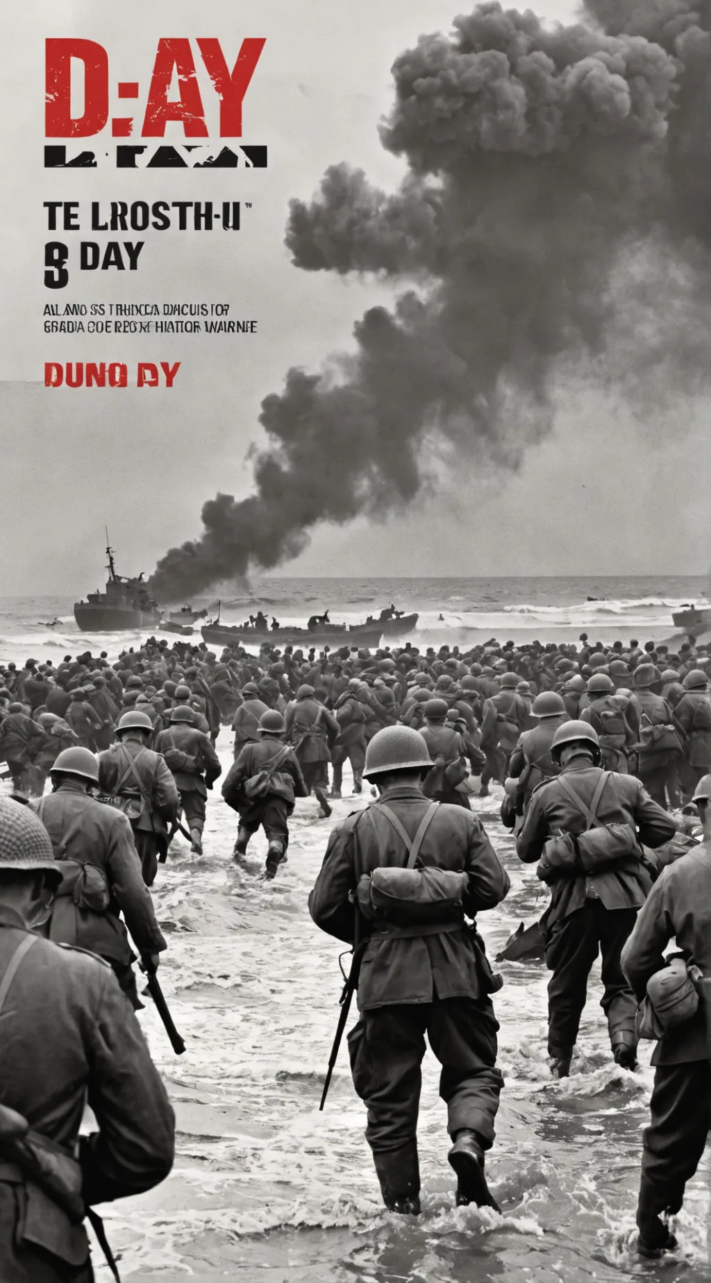 ai character: D-Day background