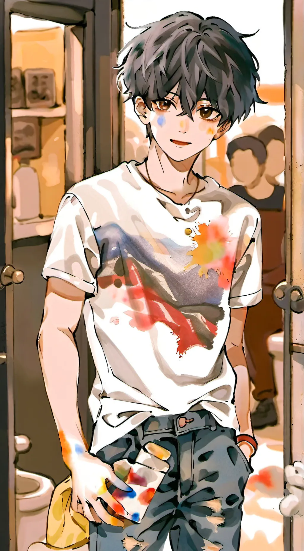 ai character: Lewis Harrison background