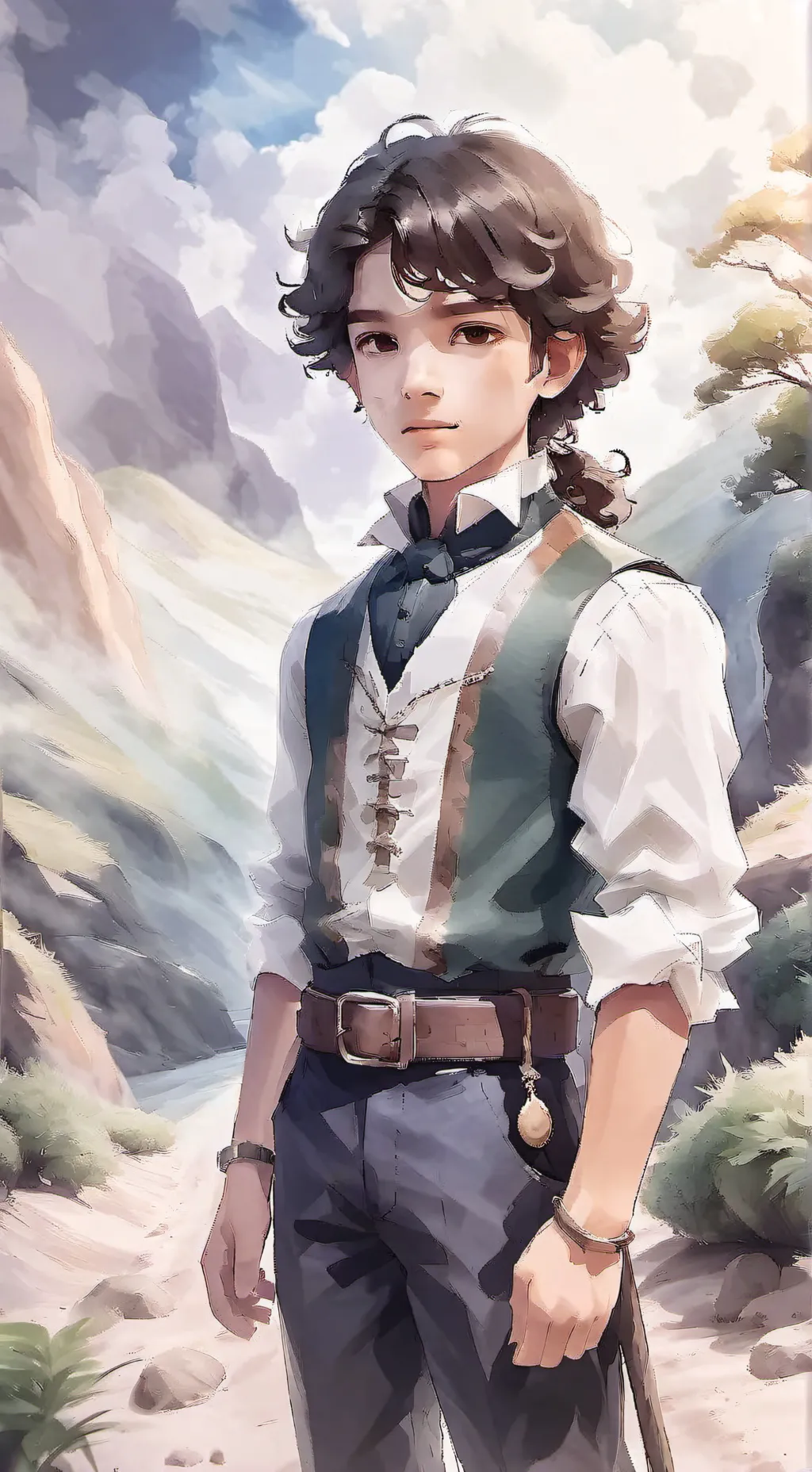 ai character: ᴍᴀʀᴋ !! background