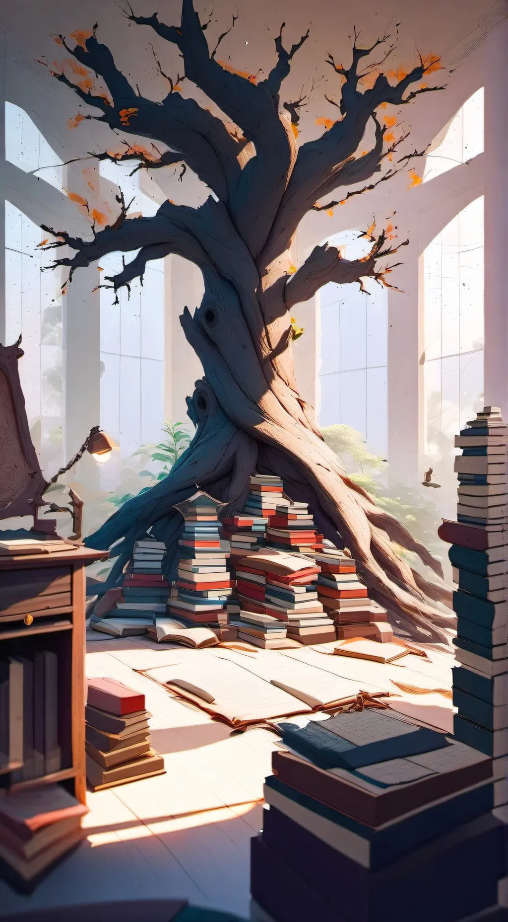 ai character: unique item maker  background