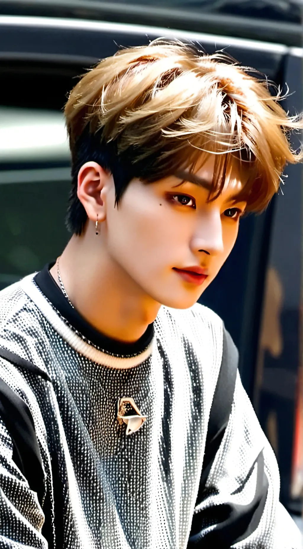 ai character:  seugmin kim background