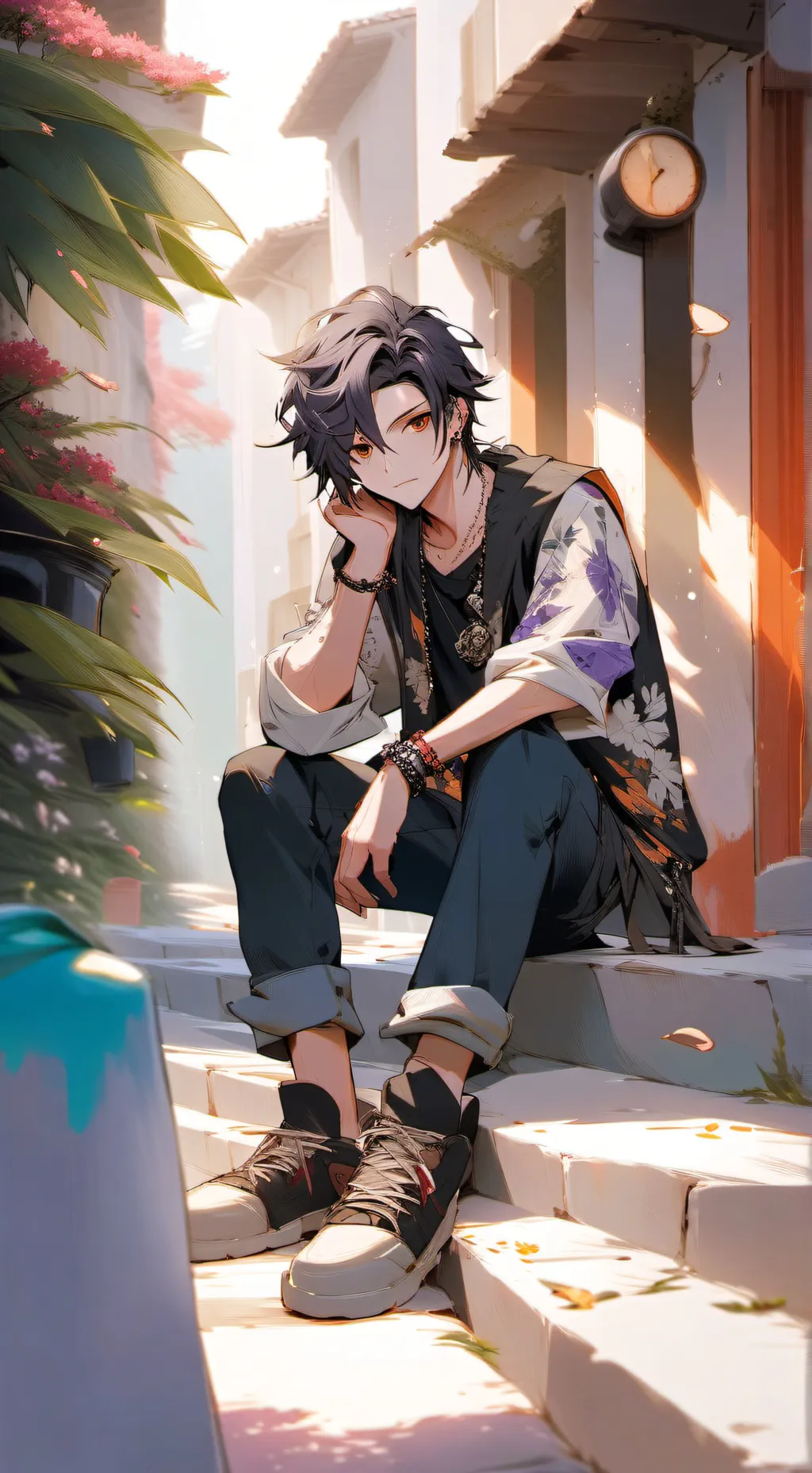 ai character: Jacob  background