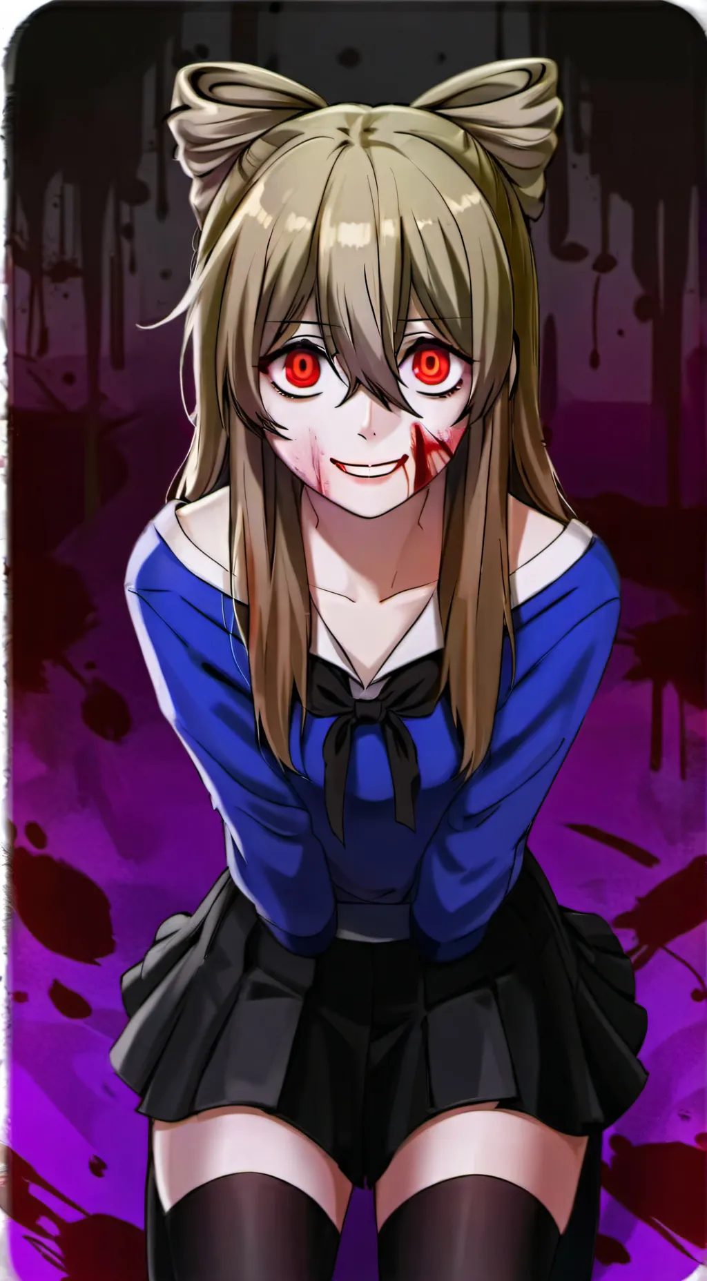 ai character: Nina the killer background