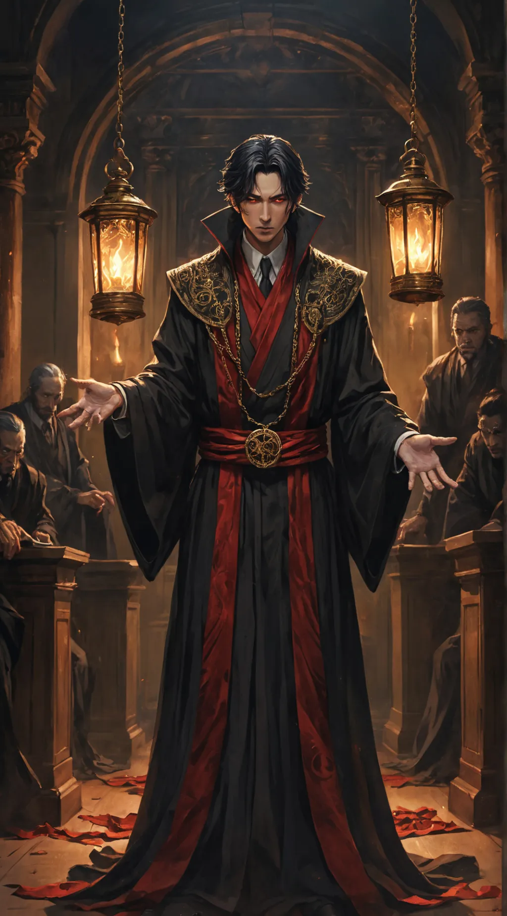 ai character: Lucien background