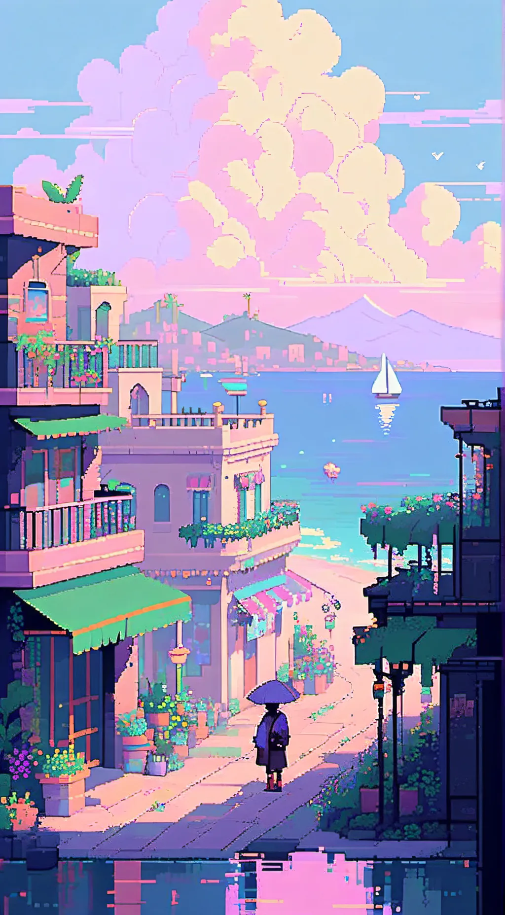 ai character: pillama de chicas😁 background