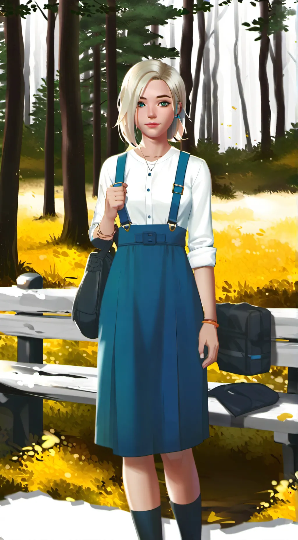ai character: Evelyn  background