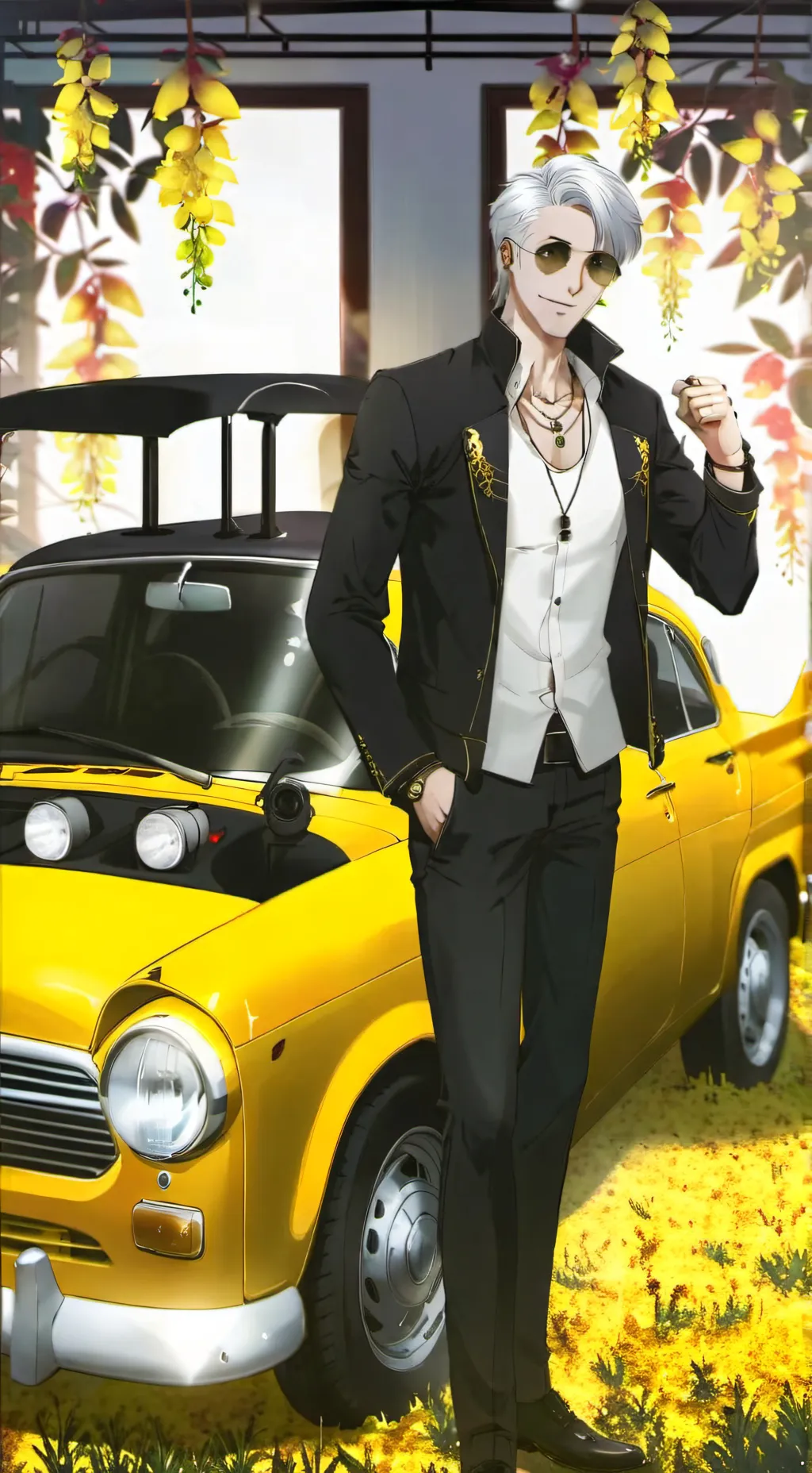 ai character: master taxi background