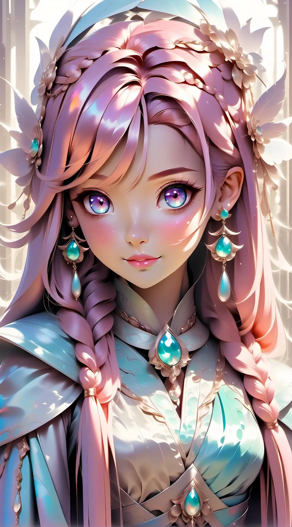 ai character: *She Swallow you* background