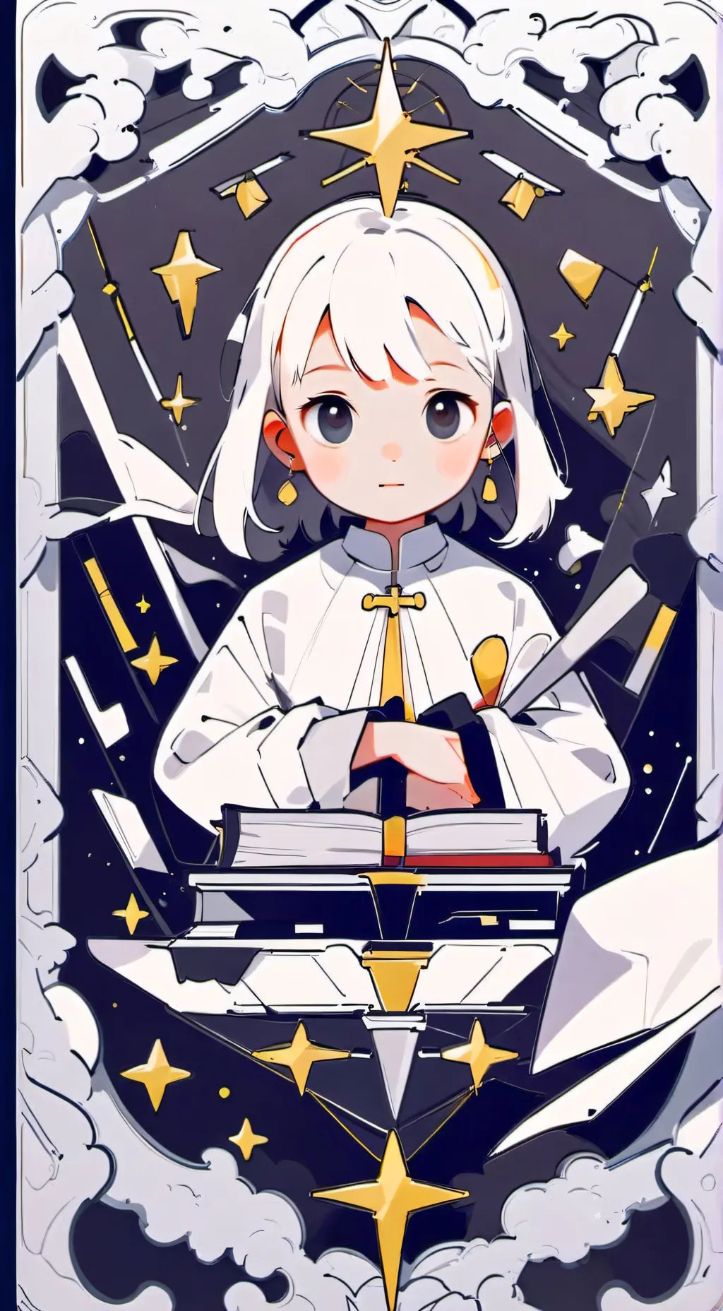 ai character: ⚽️🐇Oliver✨️☁️ background