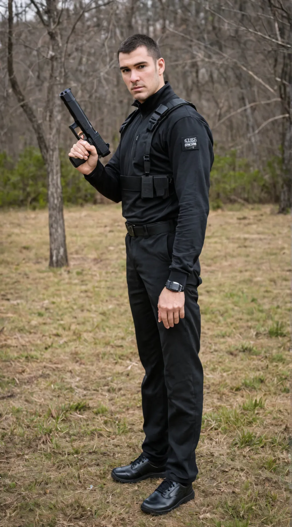 ai character: USA  warrior background