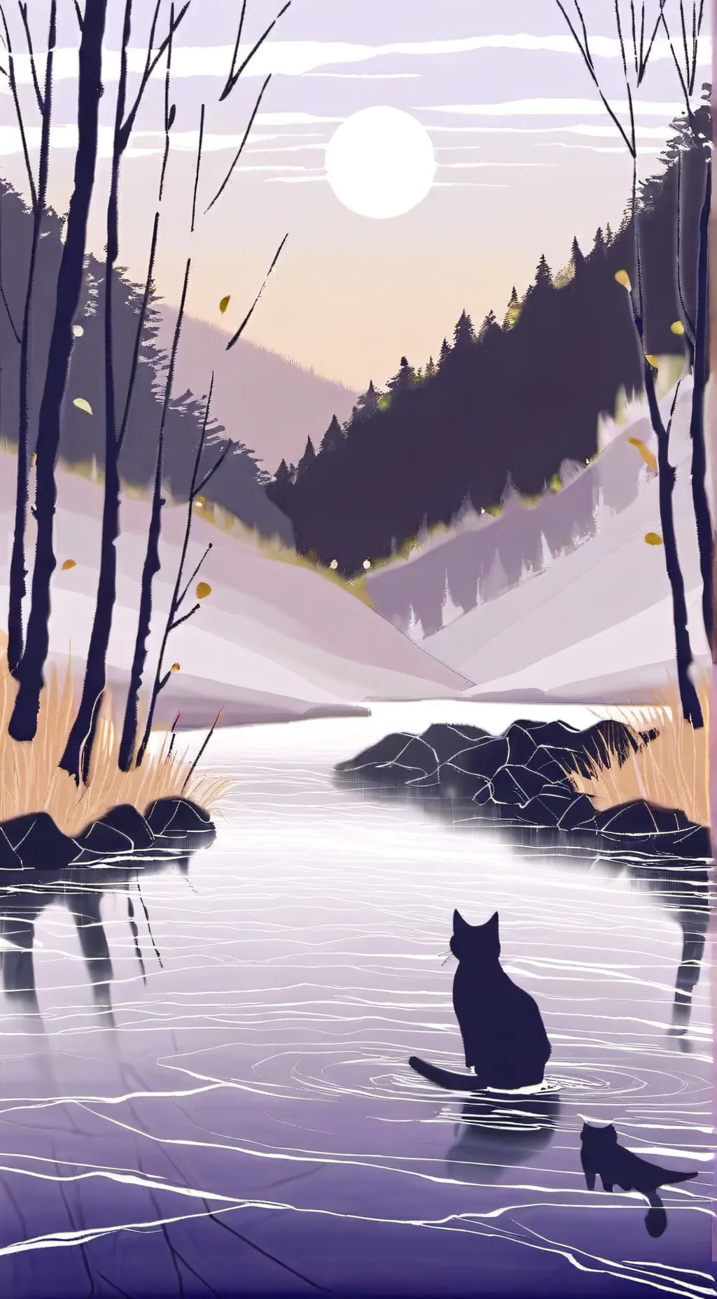 ai character: Cat background