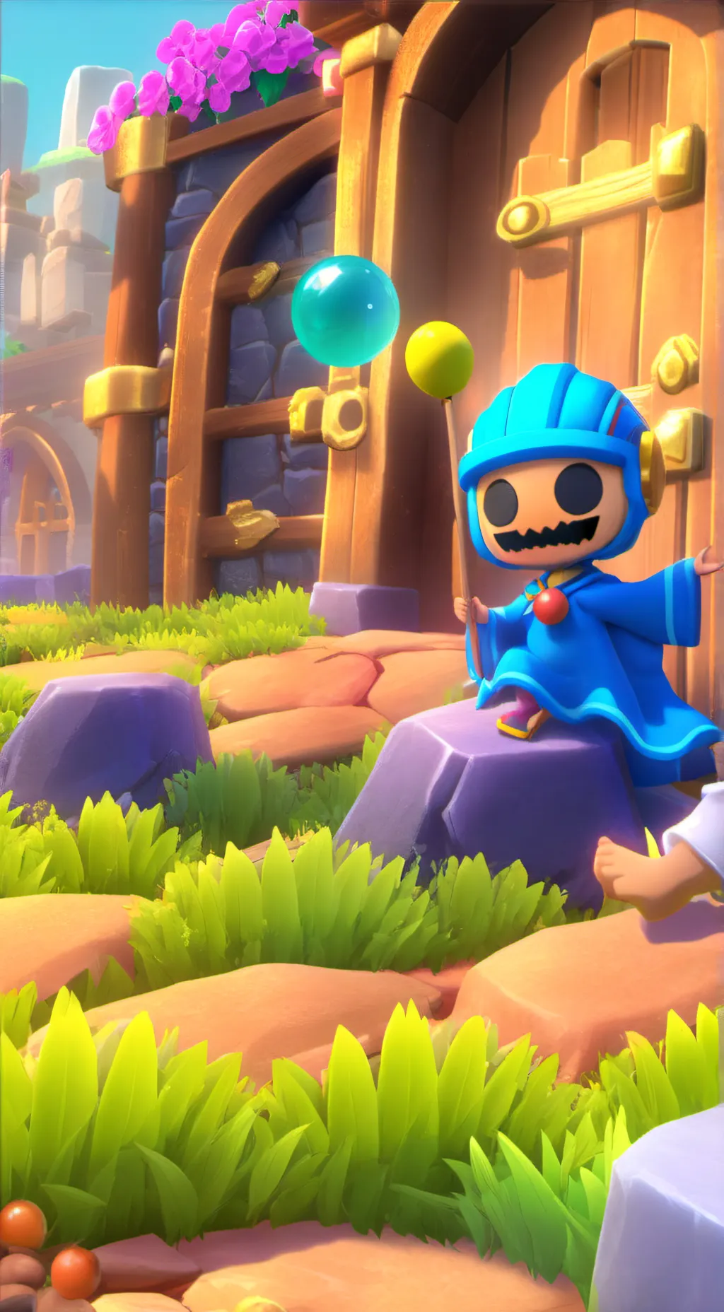 ai character: bakugo and mintea background