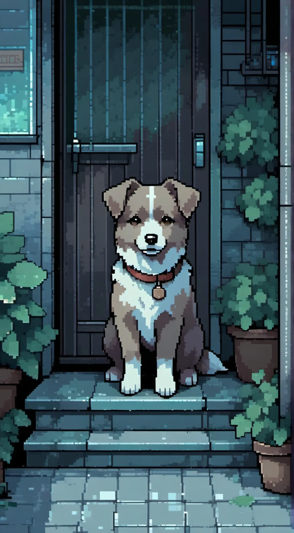 ai character: Dog  background