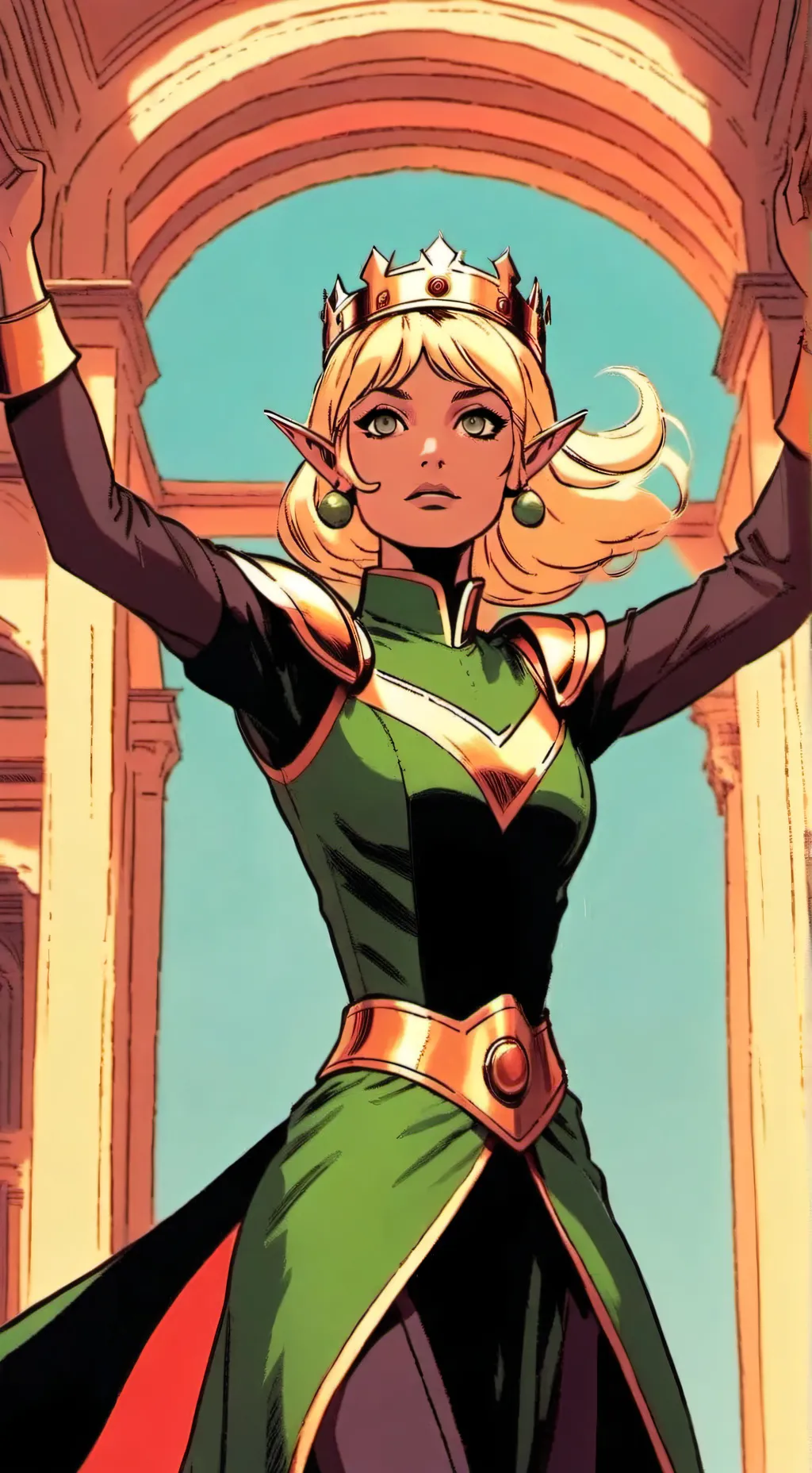 ai character: Queen Amellara background